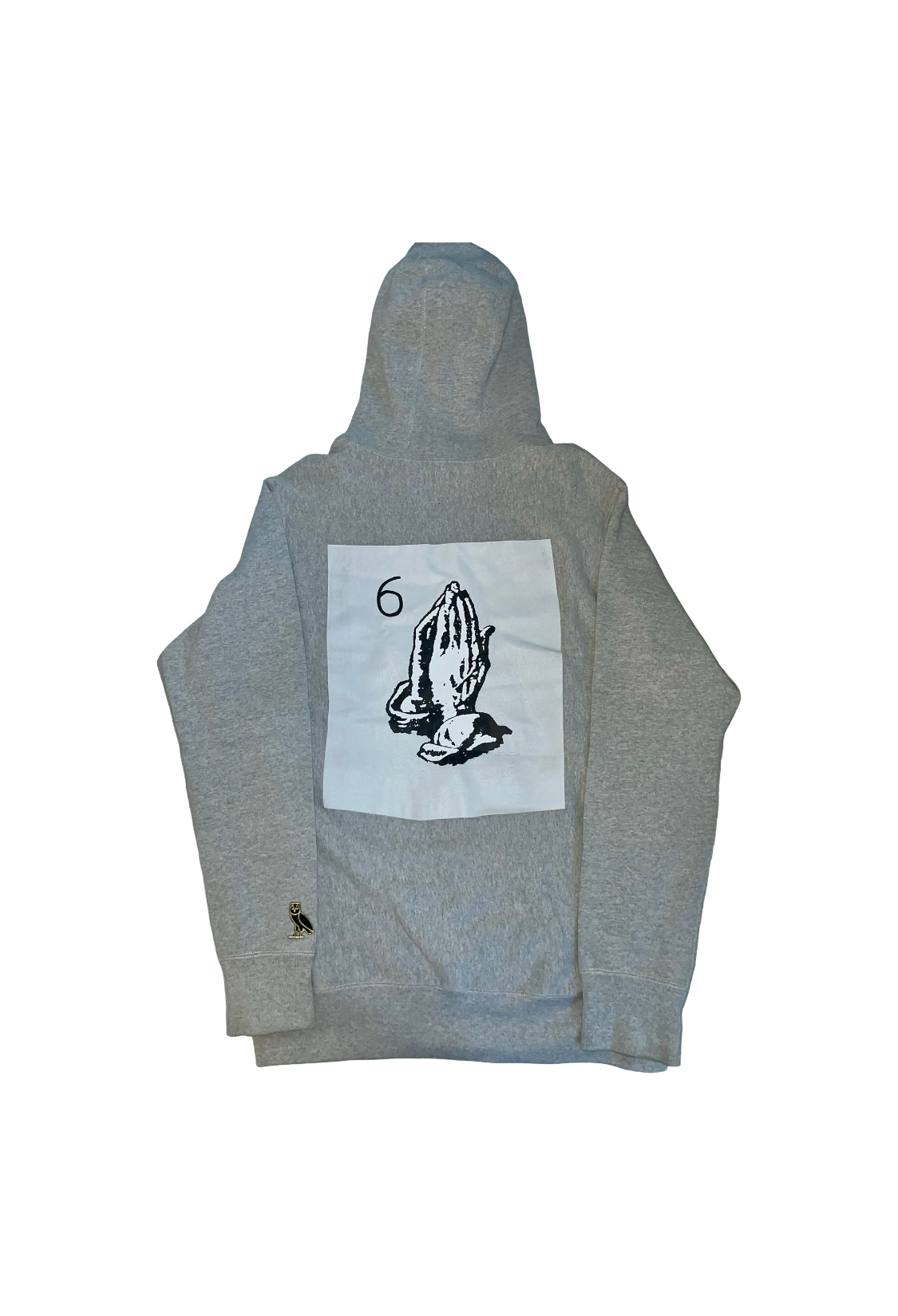 OVO IYRTITL Promo Toronto Dundas Flagship Exclusive 6 God Hoodie (If You'r Reading This It's Too Late)- Grey