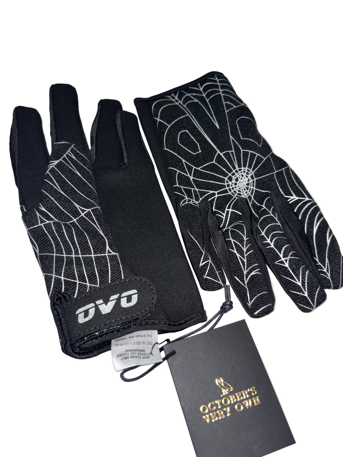 OVO Halloween Gang Spider Web 3M Reflective Gloves