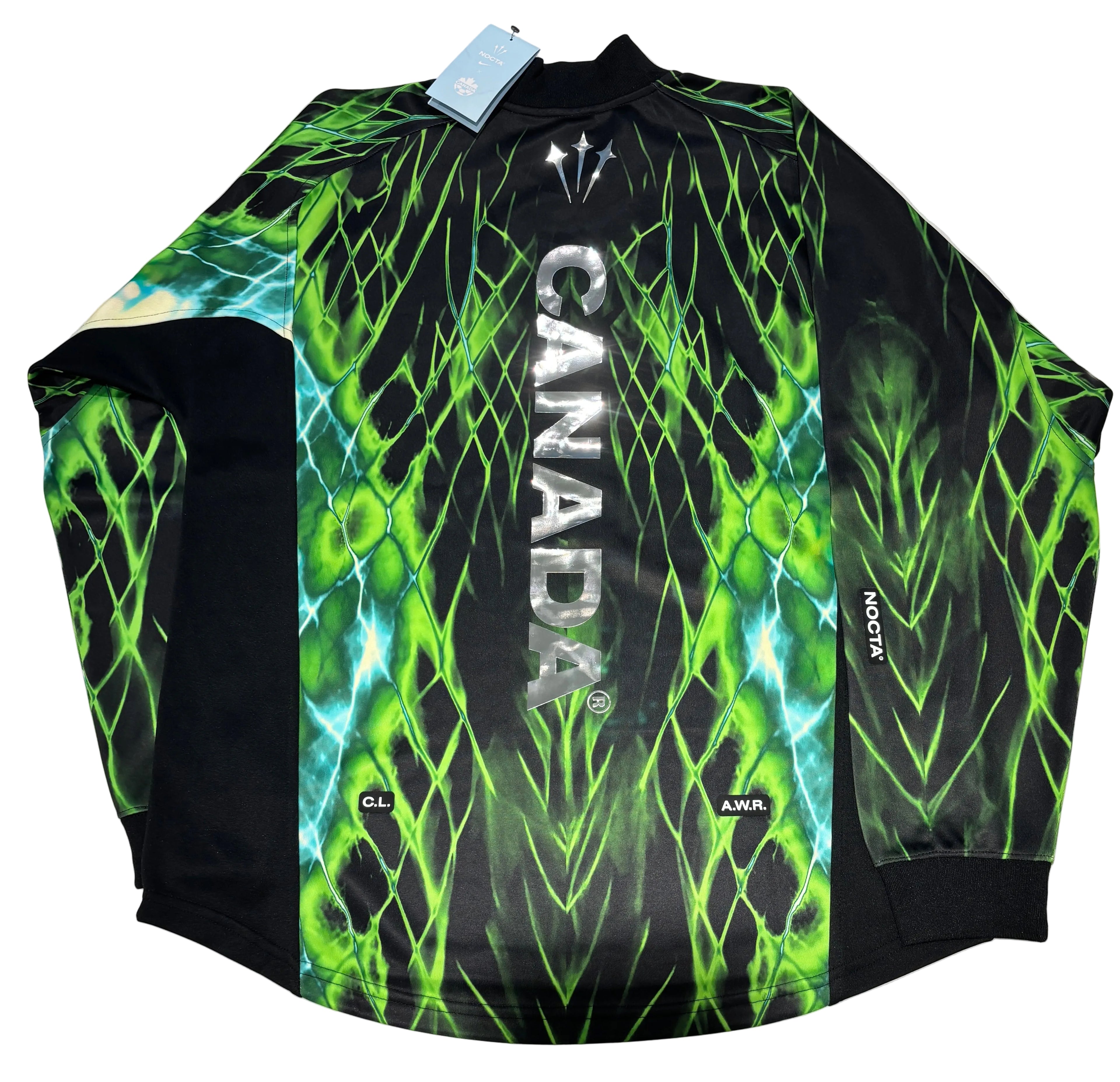 Drake Nike x NOCTA Canada X2 World Cup 2026 Soccer Borealist L/S Goalkeeper Jersey - Green