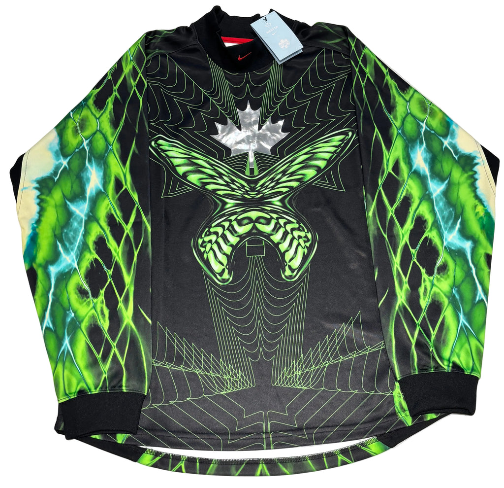 Drake Nike x NOCTA Canada X2 World Cup 2026 Soccer Borealist L/S Goalkeeper Jersey - Green