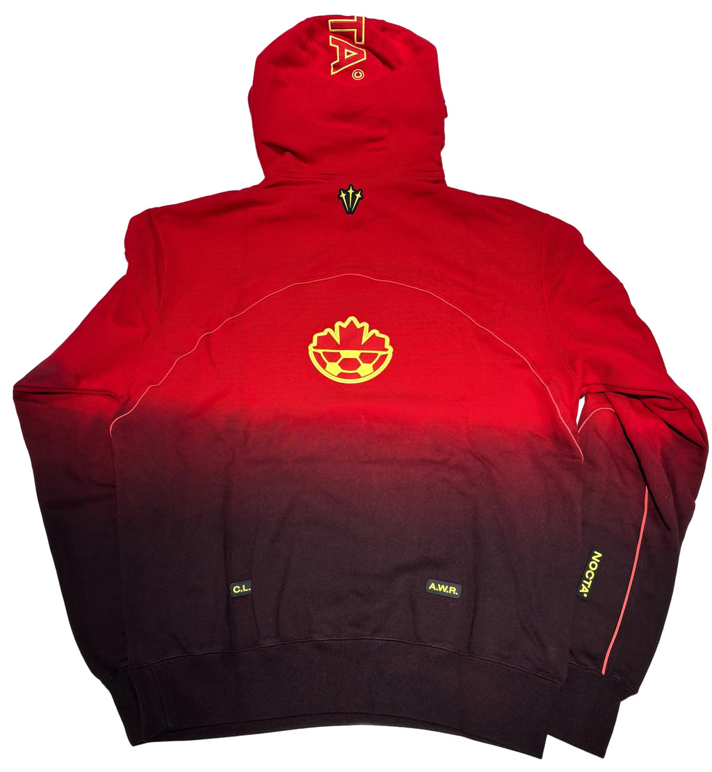 Drake Nike x NOCTA Canada X2 World Cup 2026 Soccer O-Canada CS Hoodie - Red/Black