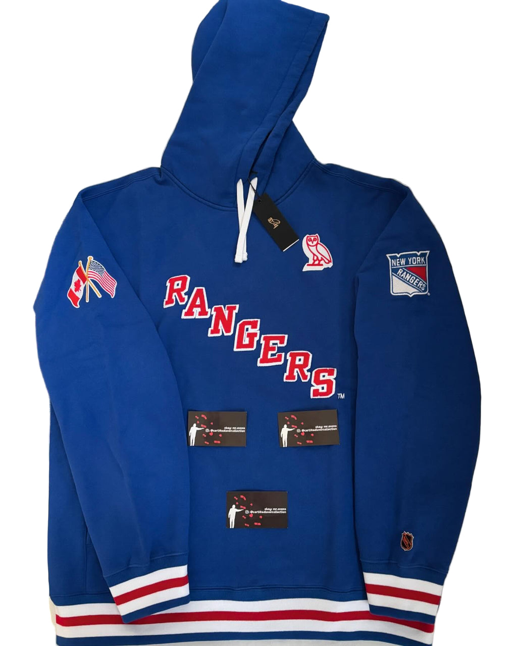 OVO X NHL New York Rangers The Original Six Hoodie