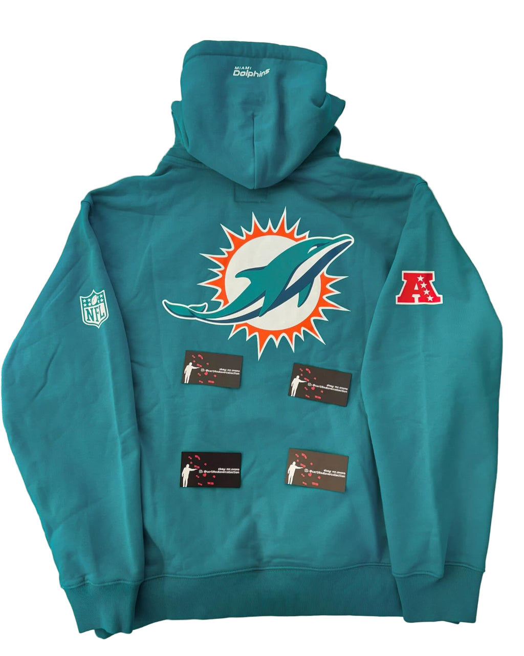 OVO X NFL Miami Dolphins OG Owl Hoodie