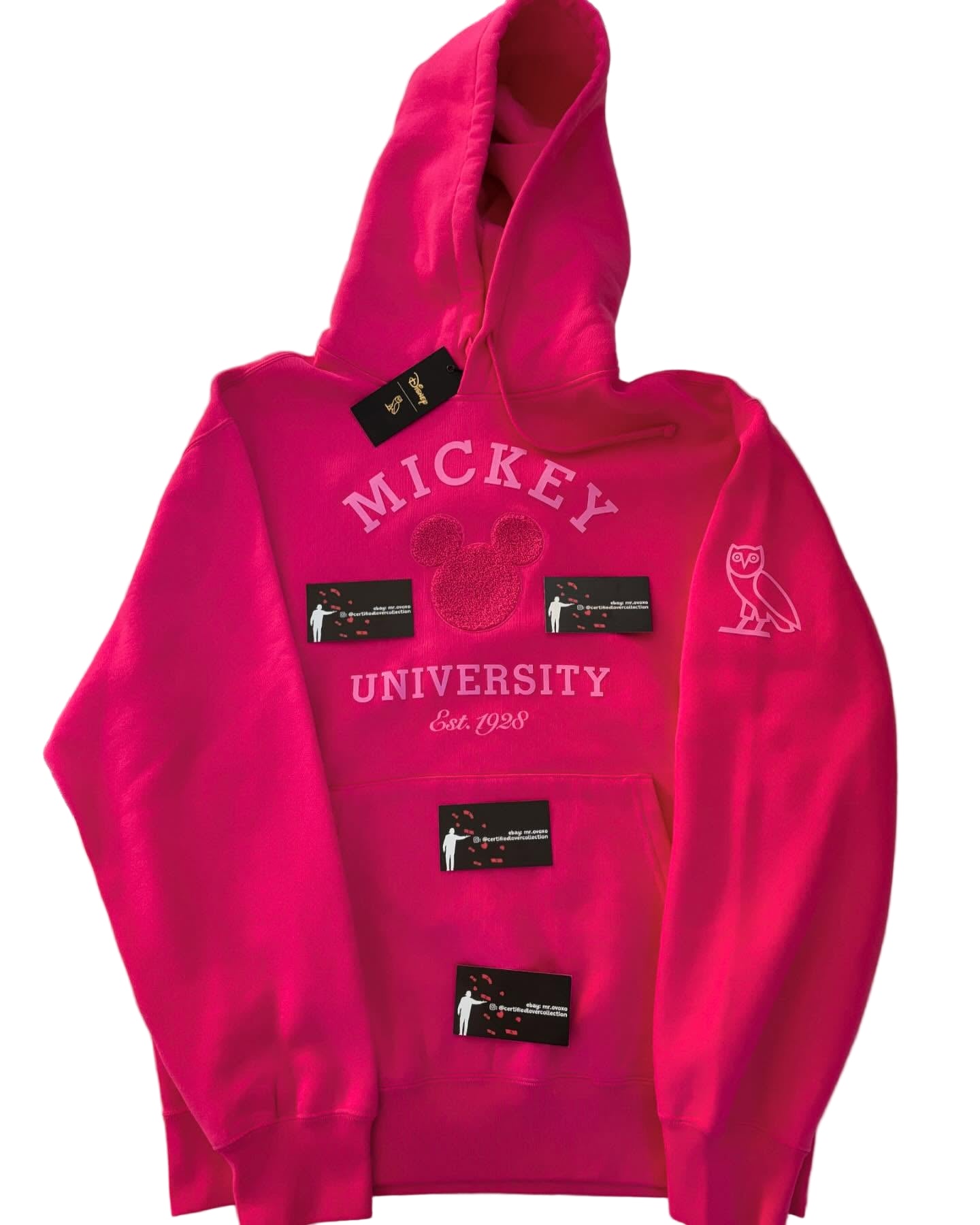 OVO X Disney Mickey University Valentines Collegiate Hoodie