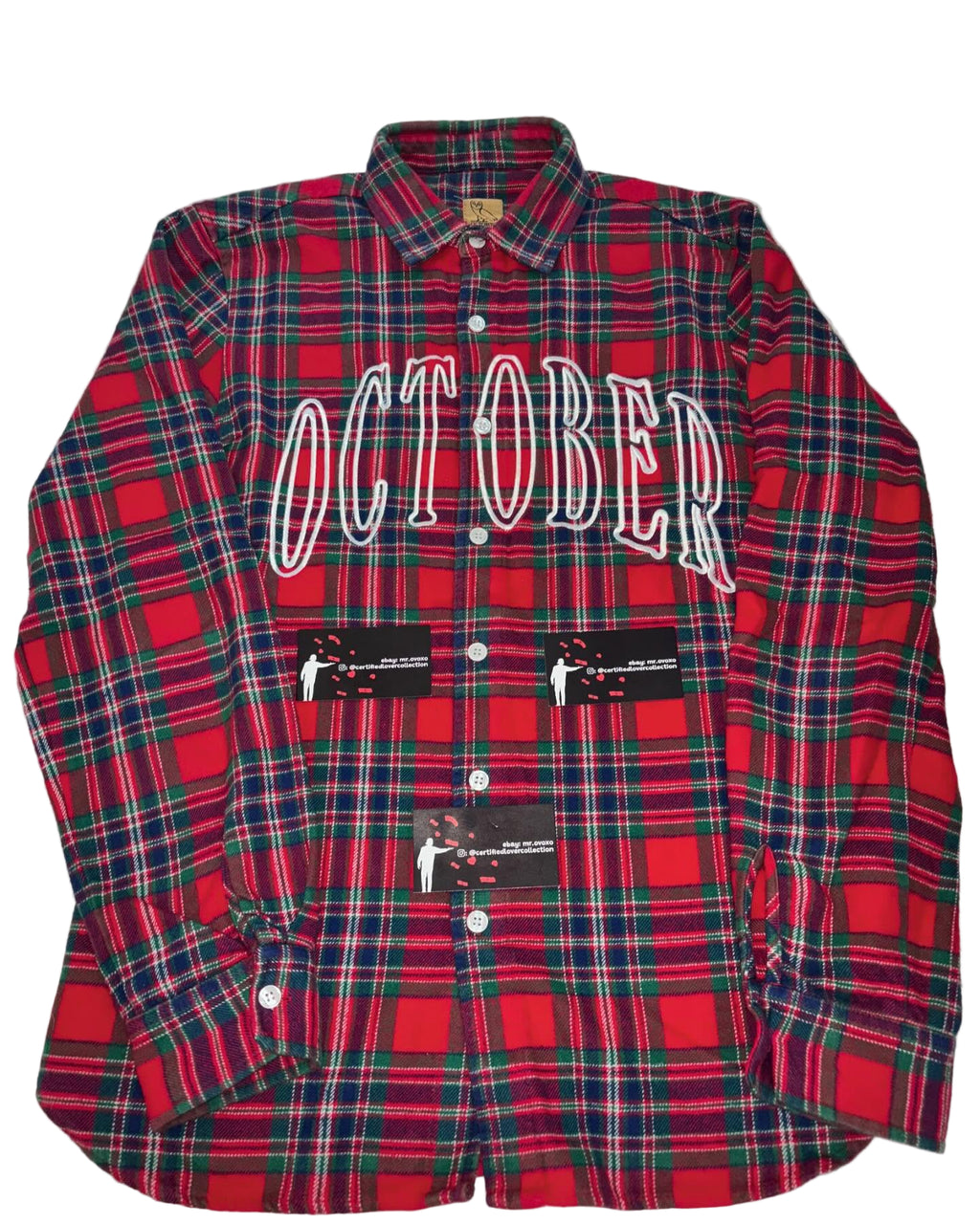 OVO October Embroidered Arch Flannel