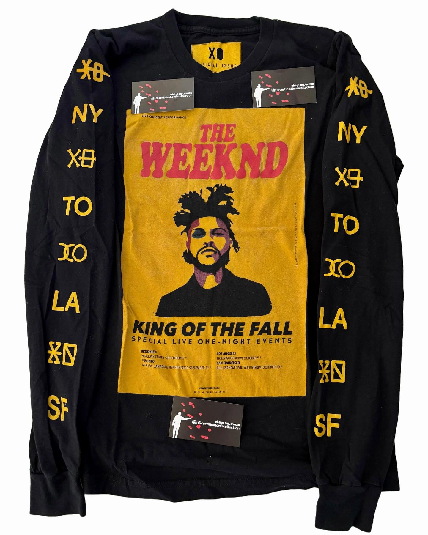 The Weeknd Official Issue XO King of the Fall Longsleeve Shirt