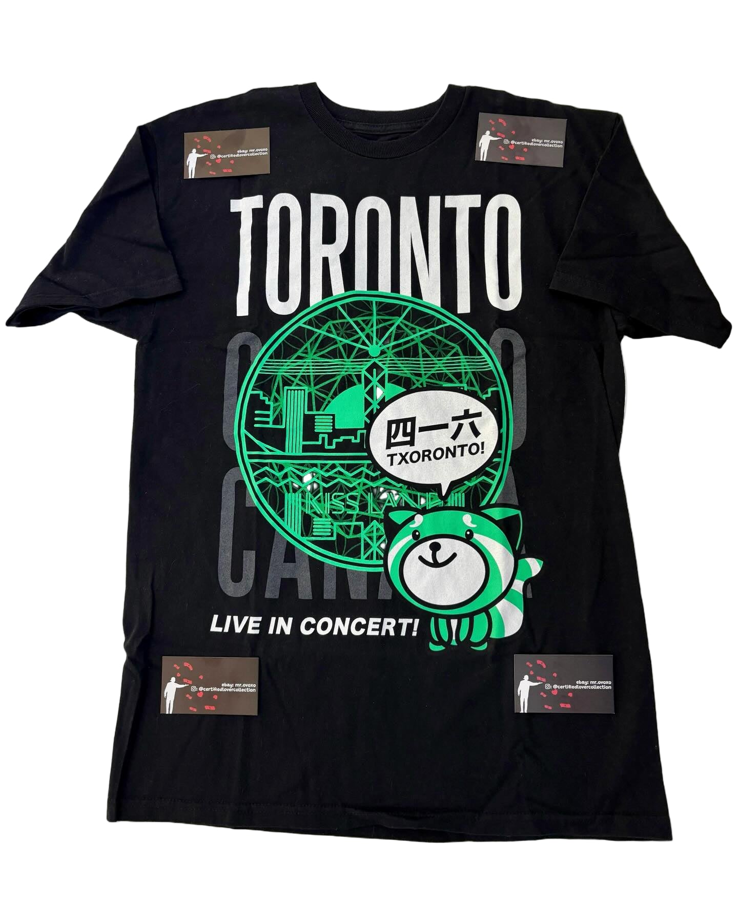The Weeknd Official Issue XO Kiss Land Tee Toronto Tour Exclusive