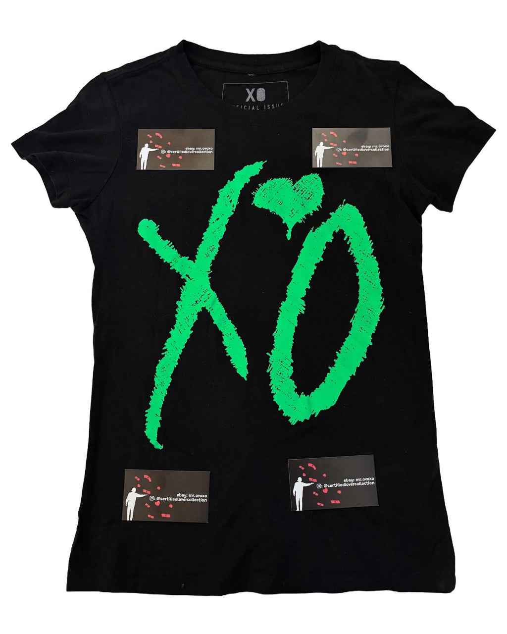 The Weeknd Official Issue XO Kiss Land Tour Glow in Dark Women’s Tee