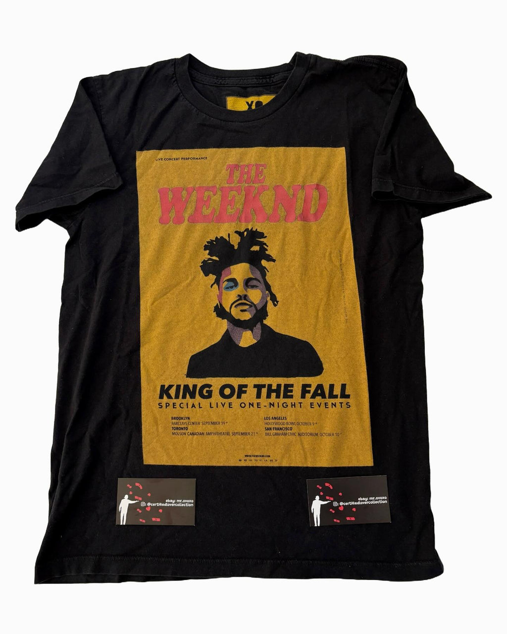 The Weeknd Official Issue XO King of the Fall Tee