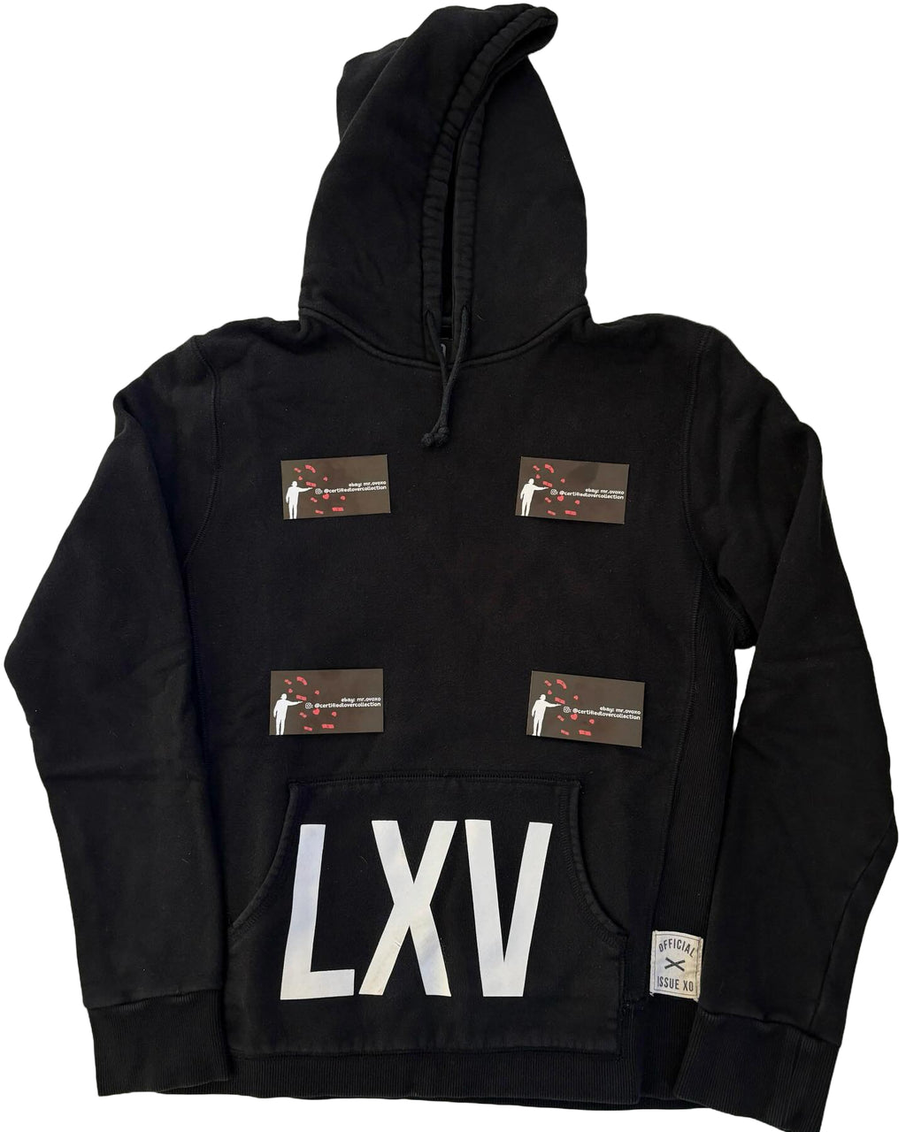 The Weeknd Official Issue XO Cut & Sewn LXV Hoodie 2014