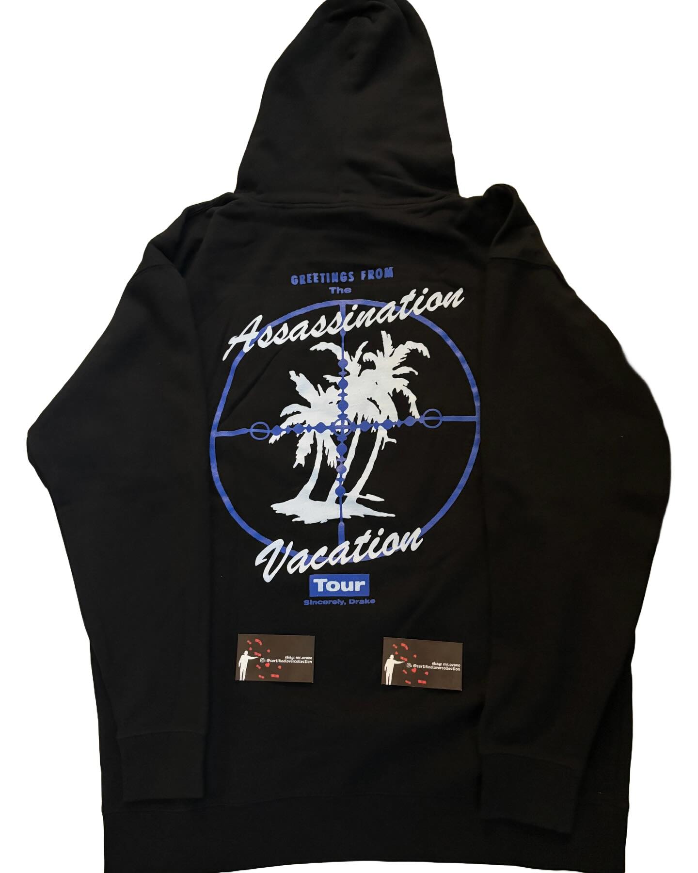Drake Scorpion Euro Tour Hoodie Assassination Vacation