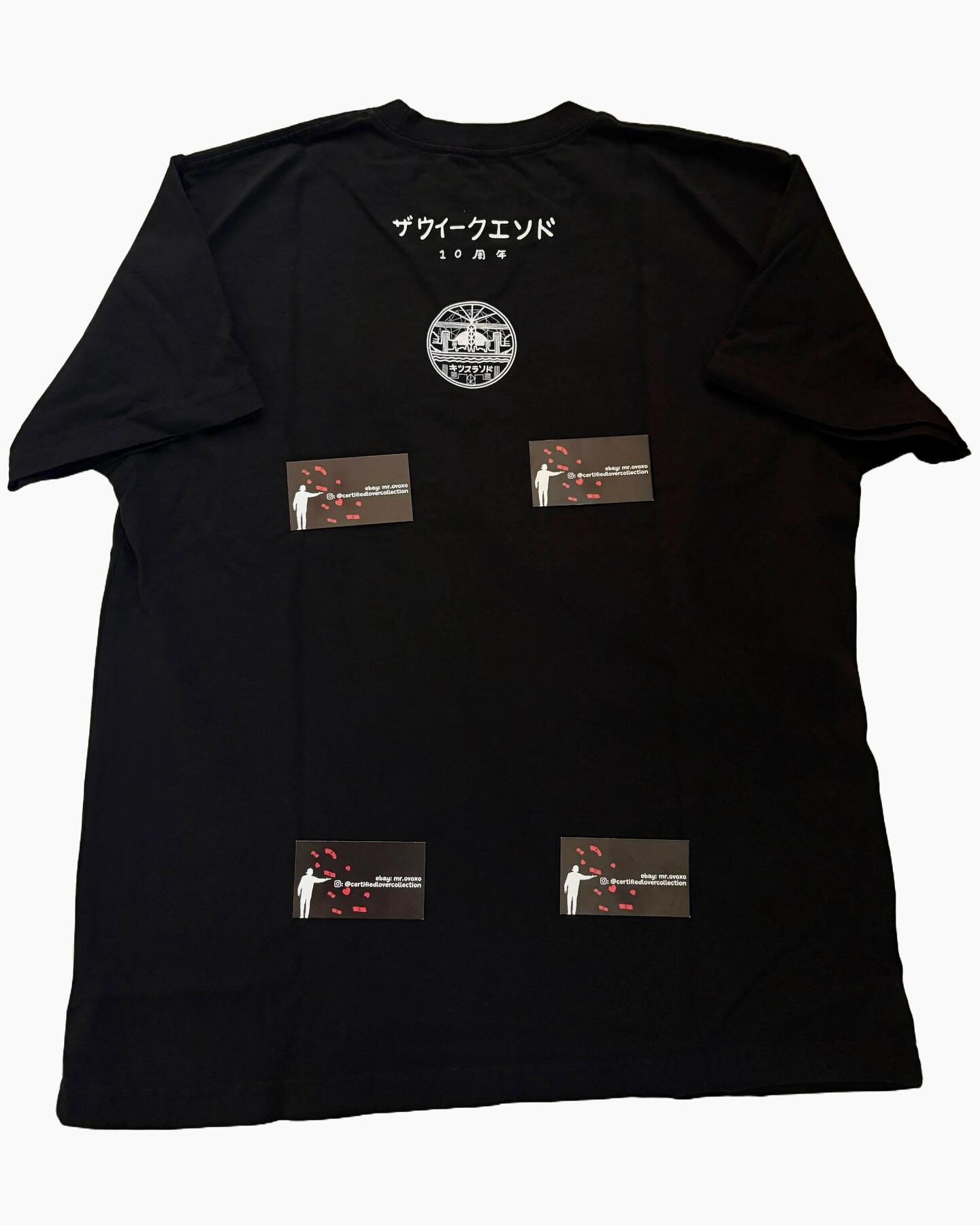 The Weeknd XO Kiss Land 24/7 Tee 10 Year Anniversary