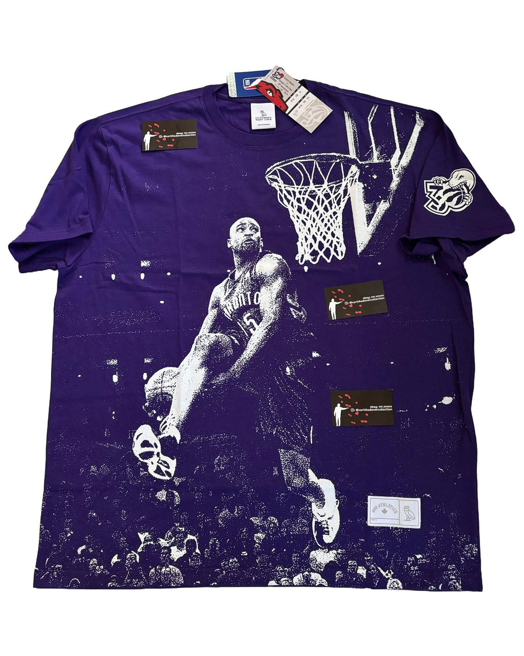 OVO X Raptors Vince Carter 30th Anniversary Exclusive Tee (Canada Exclusive)