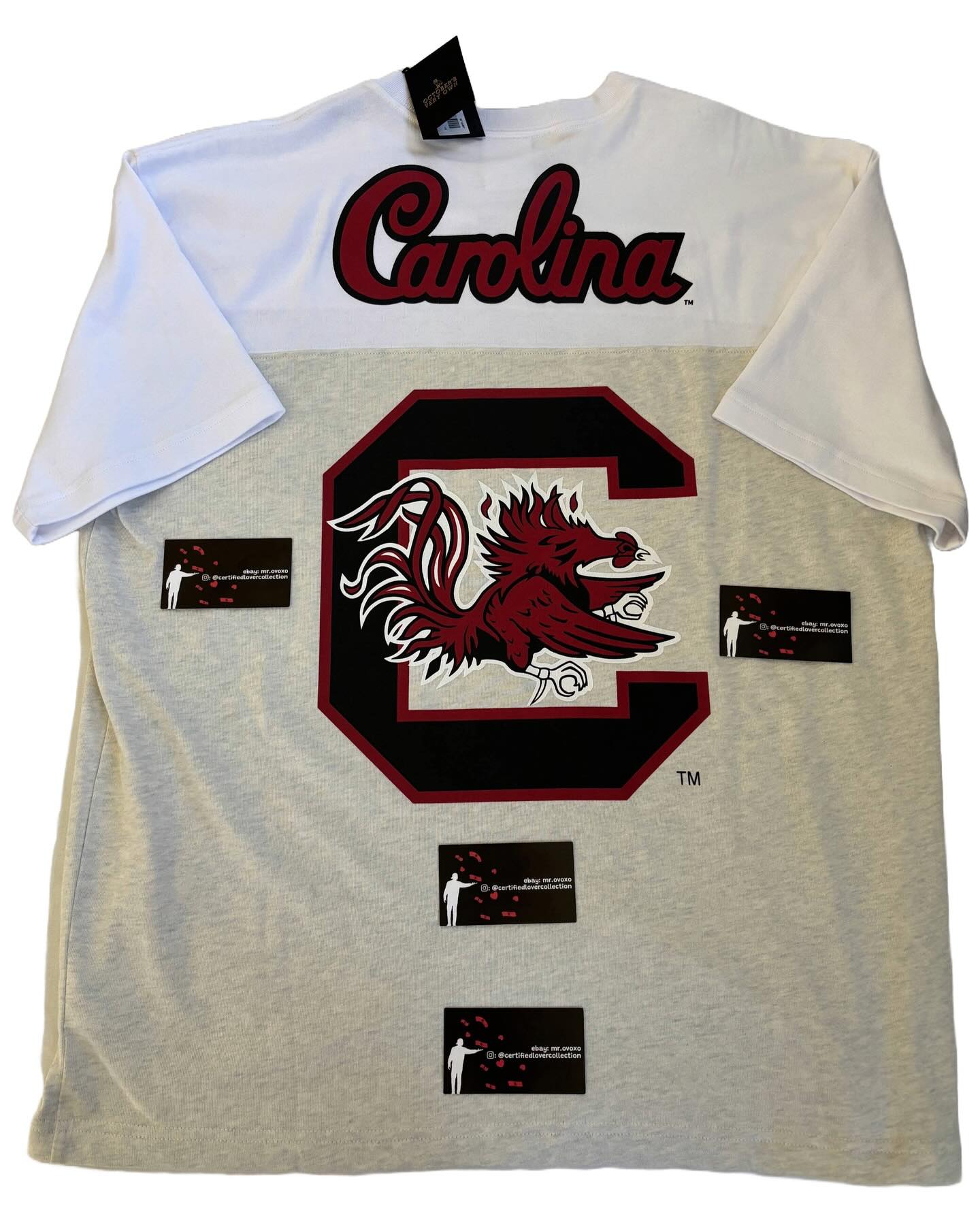 OVO X NCAA Carolina Gamecocks Graphic Puff Print Tee