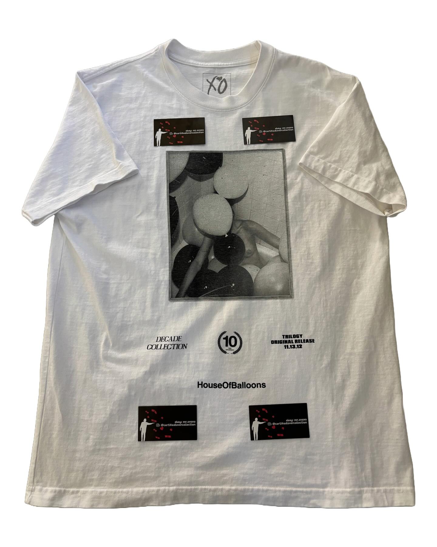 The Weeknd XO House of Balloons Tee 10 Year Anniversary