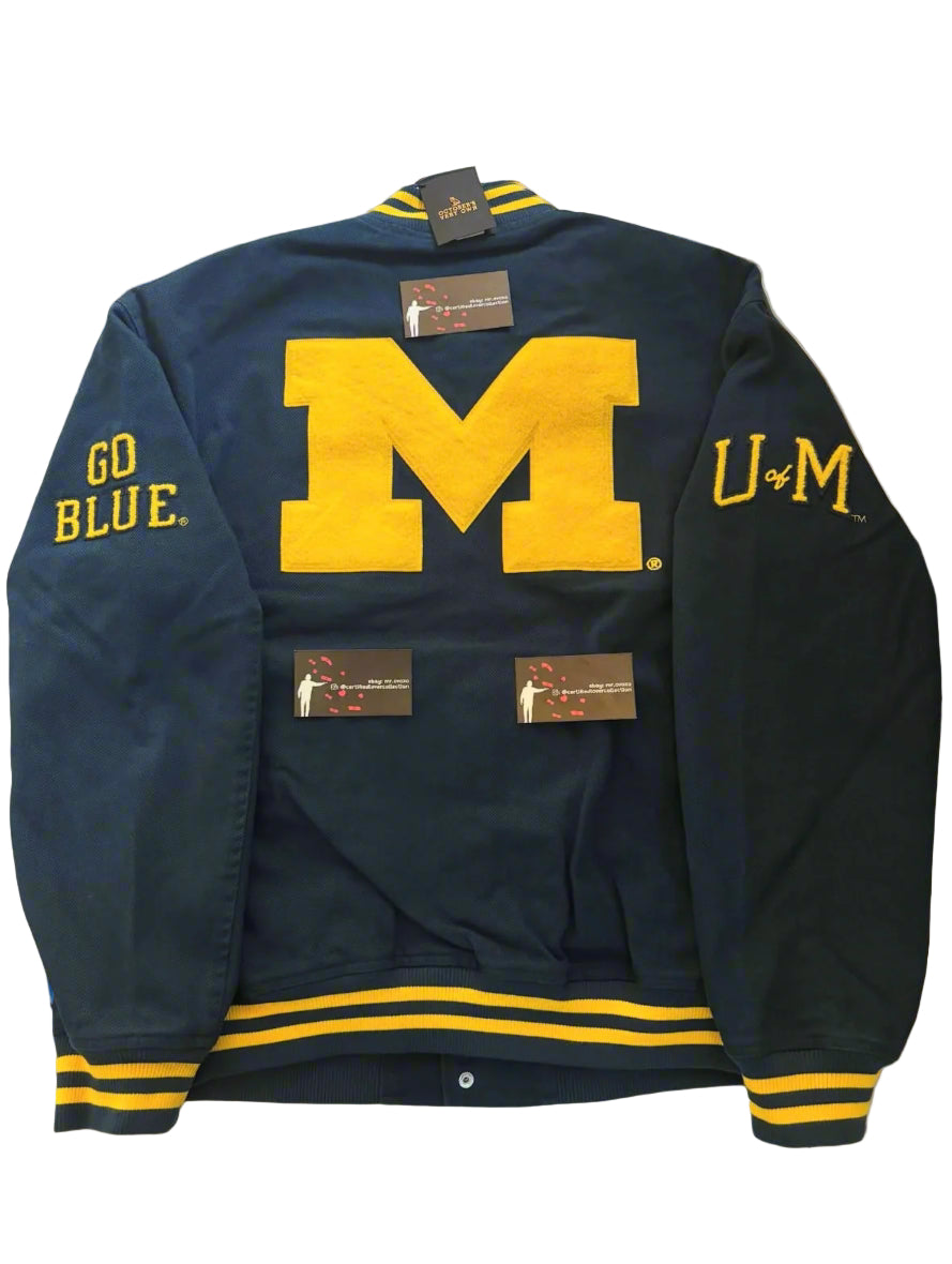 OVO X NCAA Michigan Wolverines Varsity Jacket