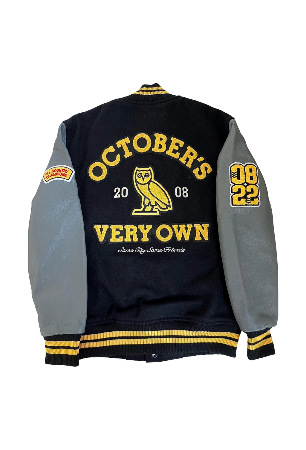 OVO Collegiate Varsity Jacket - Black