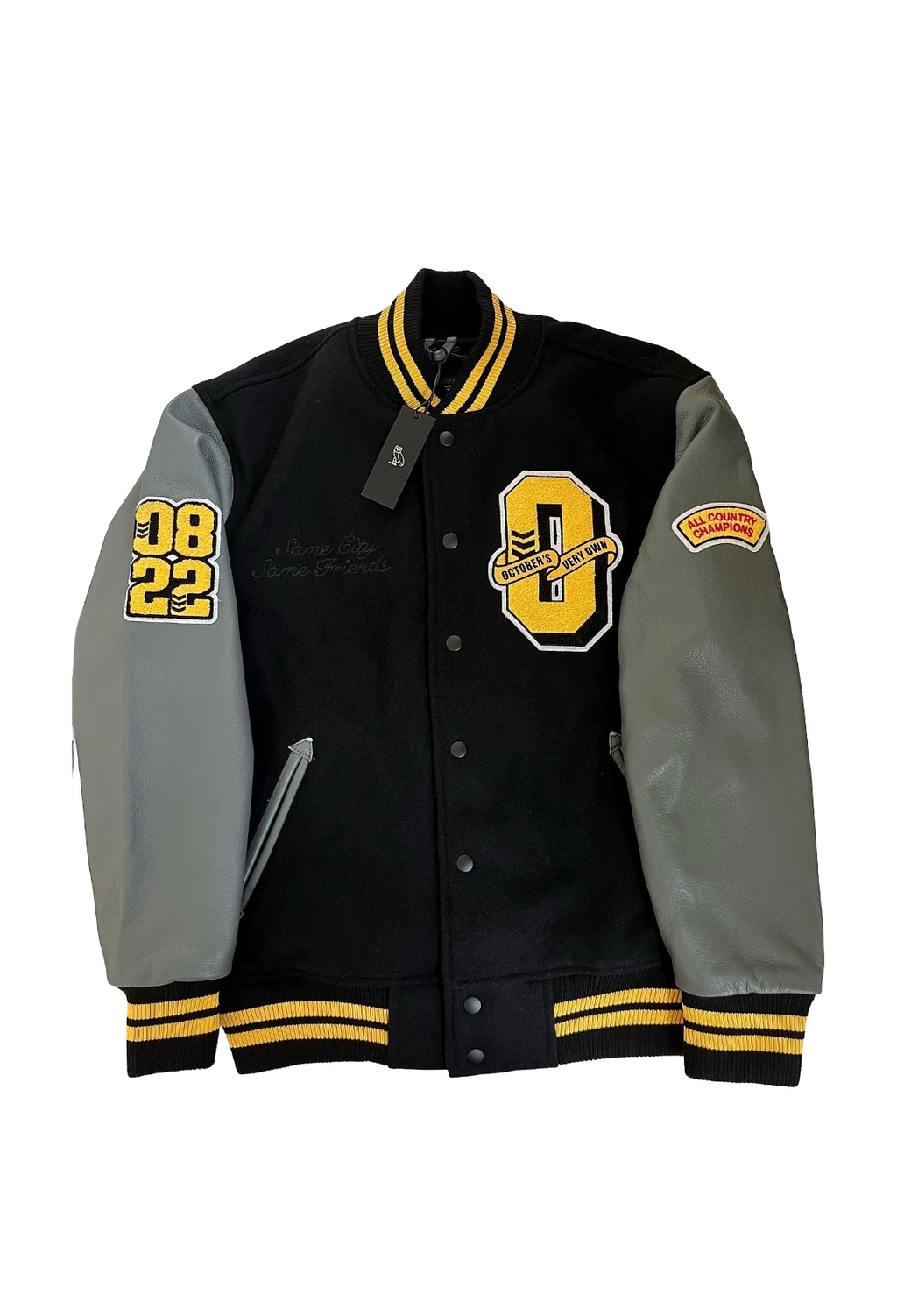 OVO Collegiate Varsity Jacket - Black