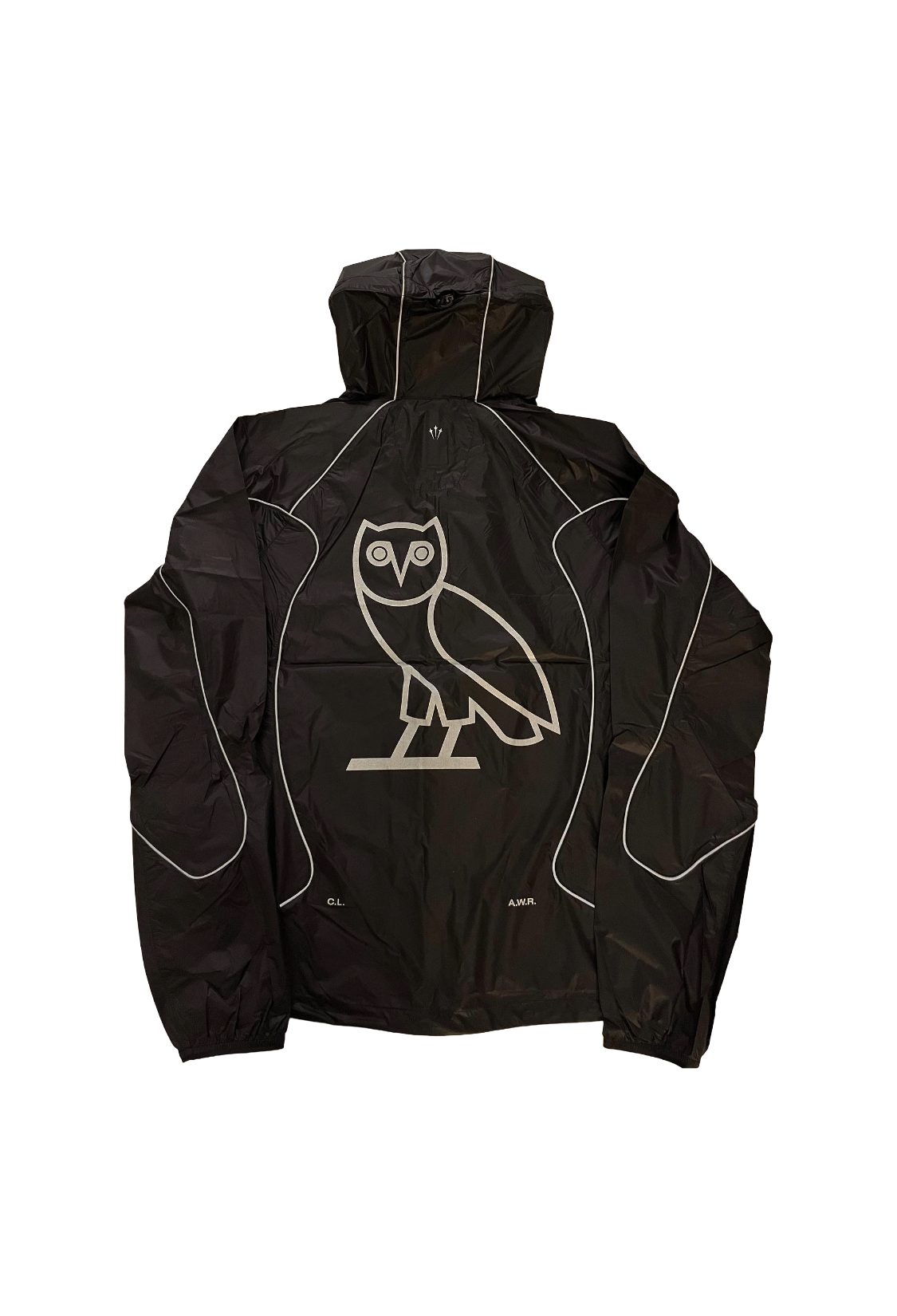 Drake X NOCTA X OVO X CashApp Card Exclusive Reflective Owl Water Resistant Packable Windbreaker Jacket