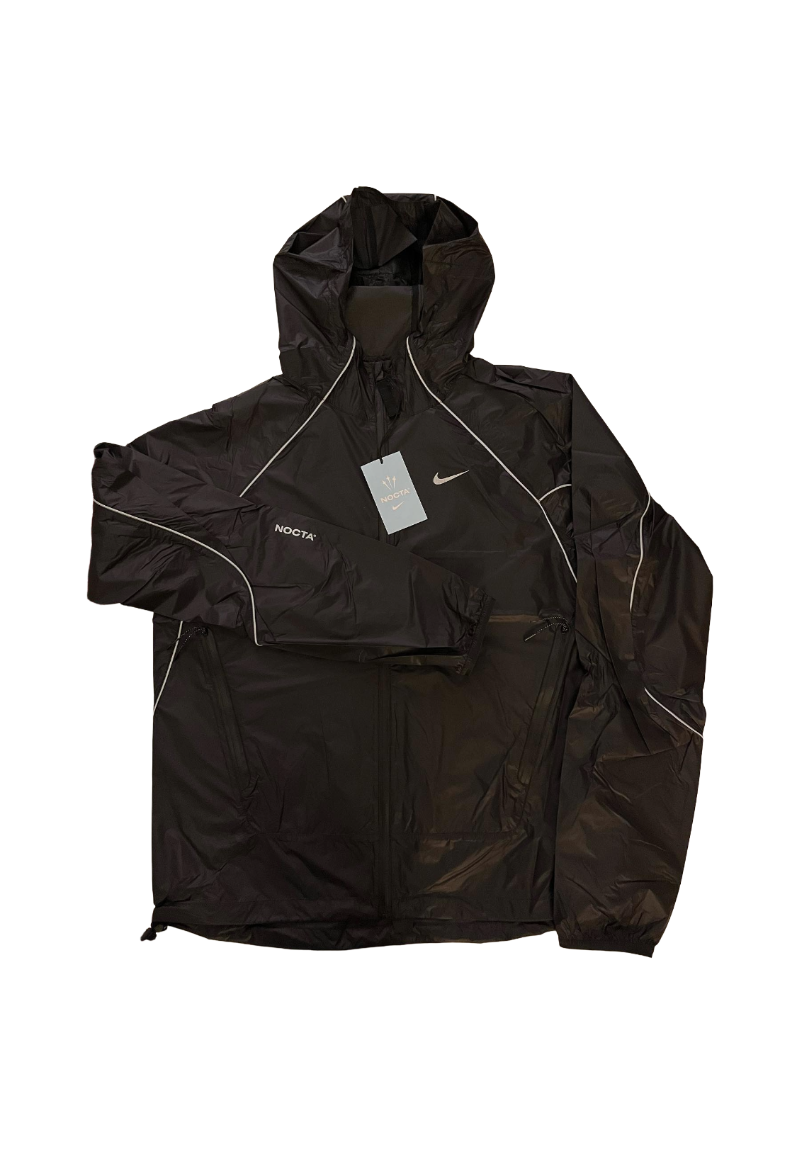 Drake X NOCTA X OVO X CashApp Card Exclusive Reflective Owl Water Resistant Packable Windbreaker Jacket