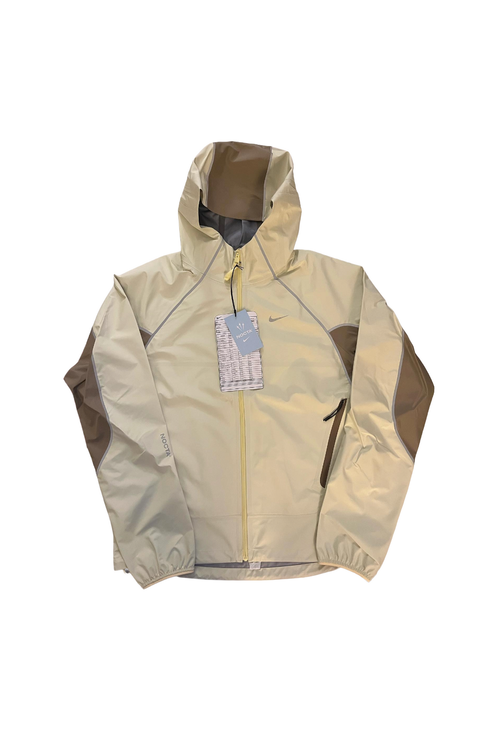 Drake x NOCTA x OVO x CashApp “Sample” Reflective Water Resistant PREMIUM Shell Jacket - Lemon