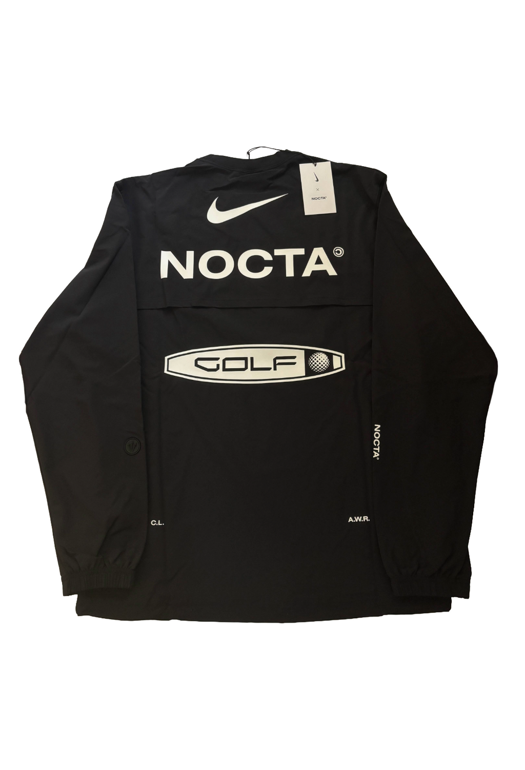 Black vest with 'NOCTA' and 'GOLF' branding on a white background