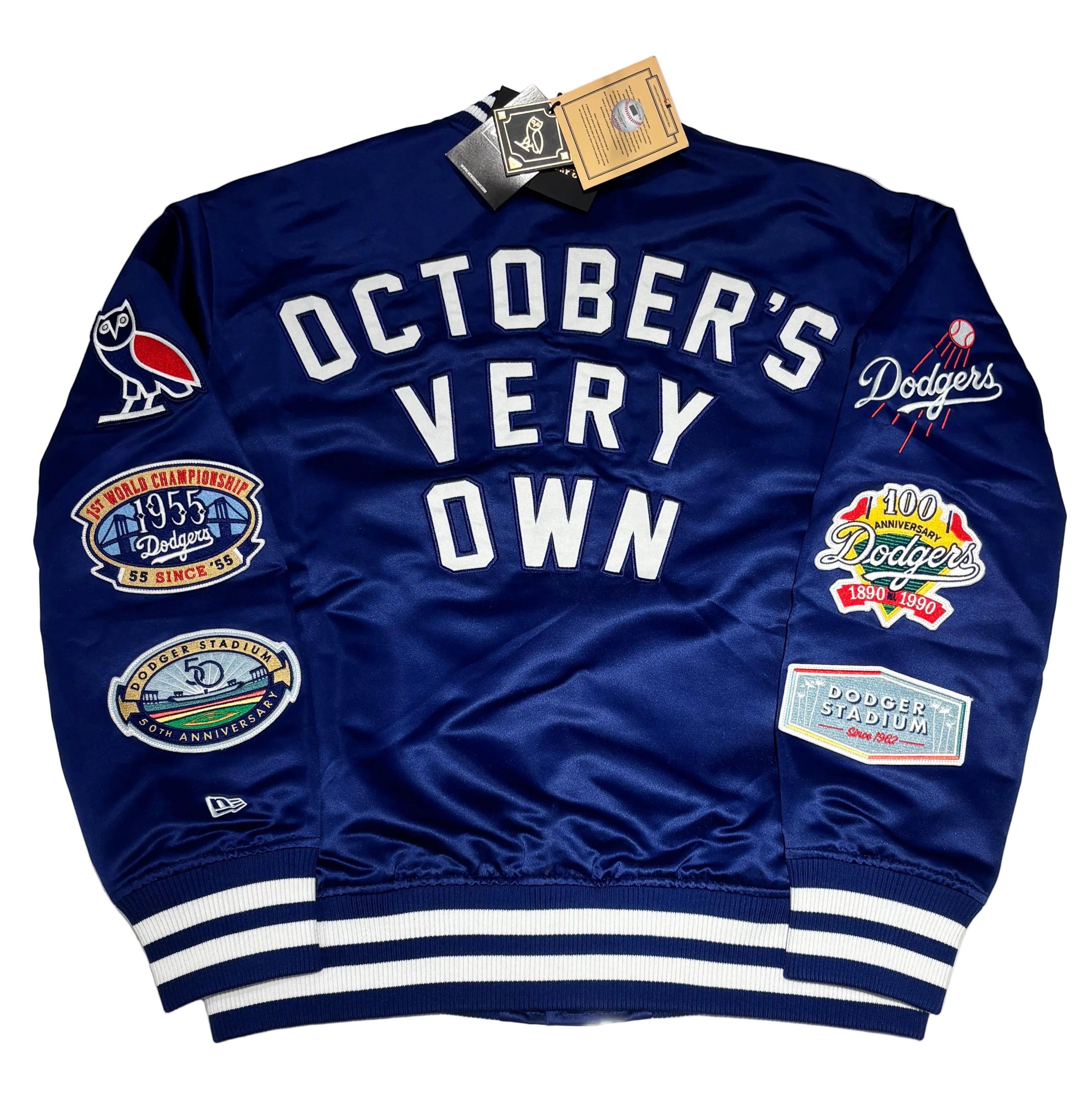 OVO X MLB Los Angeles Dodgers Varsity Jacket