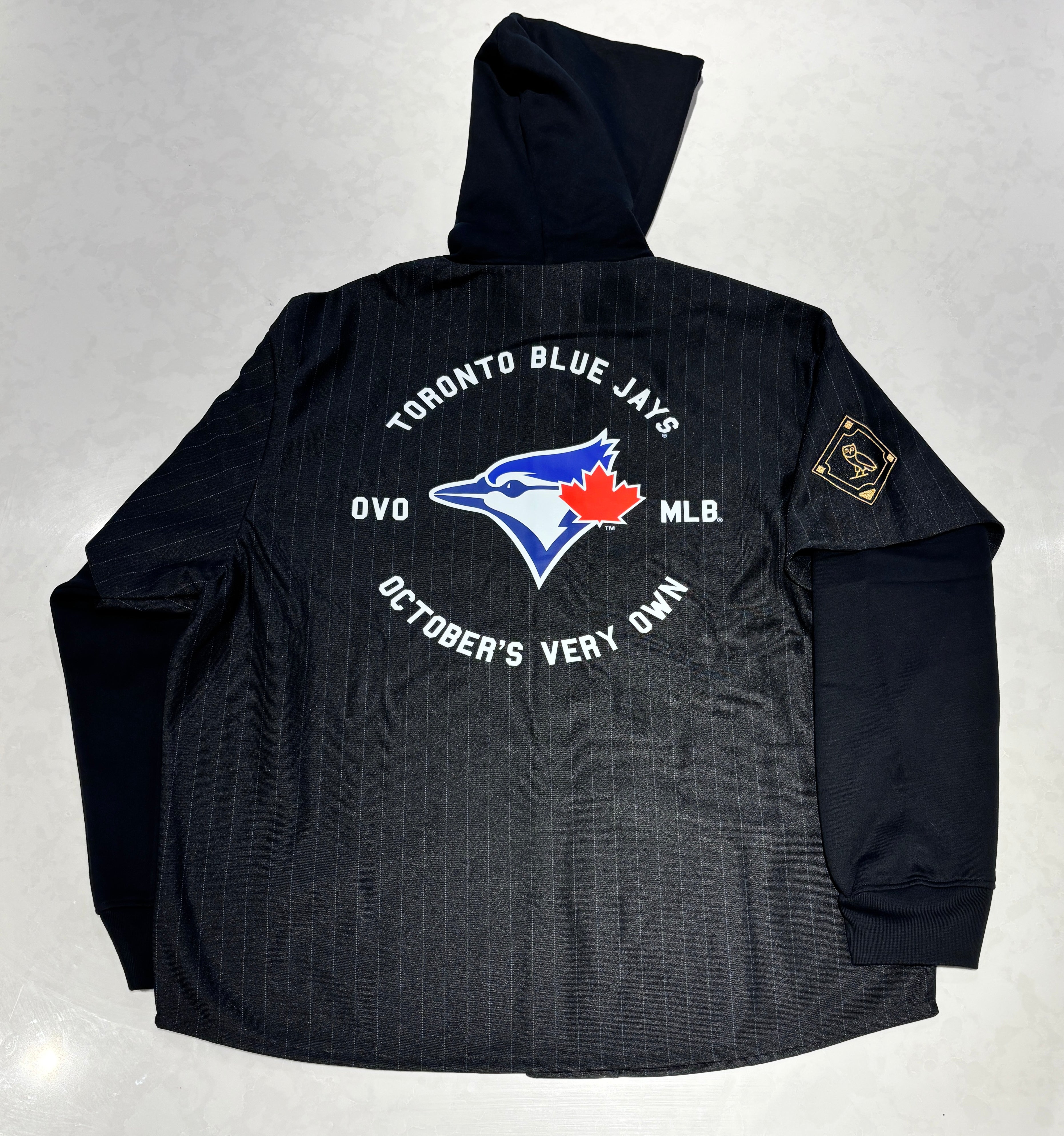 OVO X MLB Toronto Blue Jays Layered Hoodie