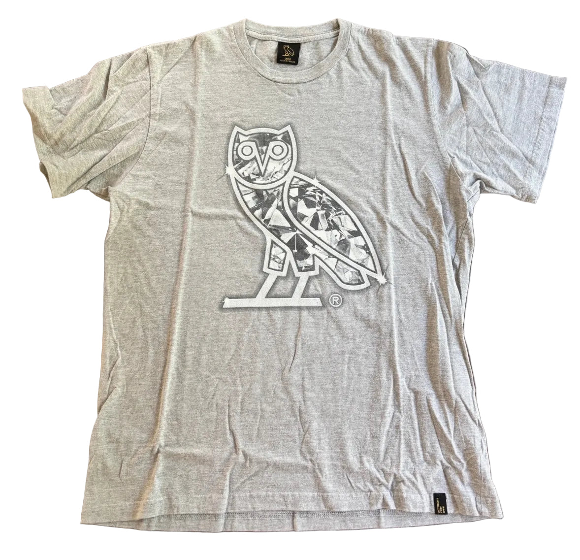 OVO Diamond OG Owl Tee - Grey