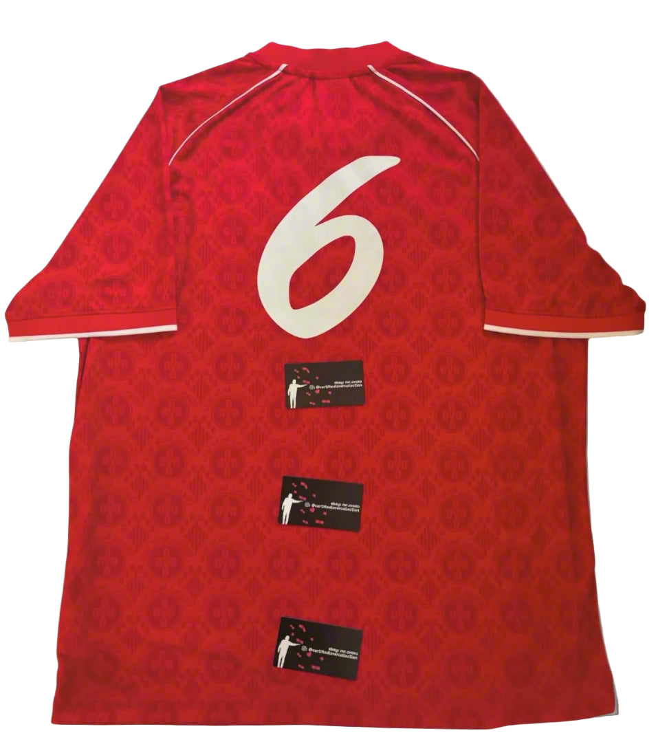 OVO Pom Pom Monogram Soccer Jersey - Red
