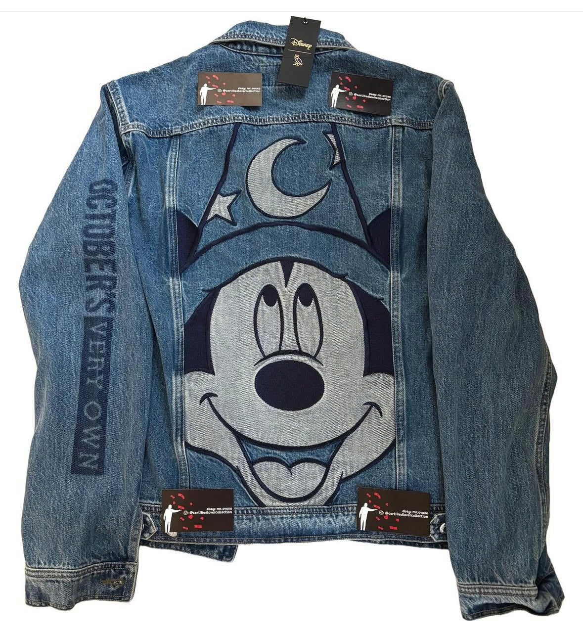 OVO X Disney Mickey Mouse Fantasia Denim Jacket