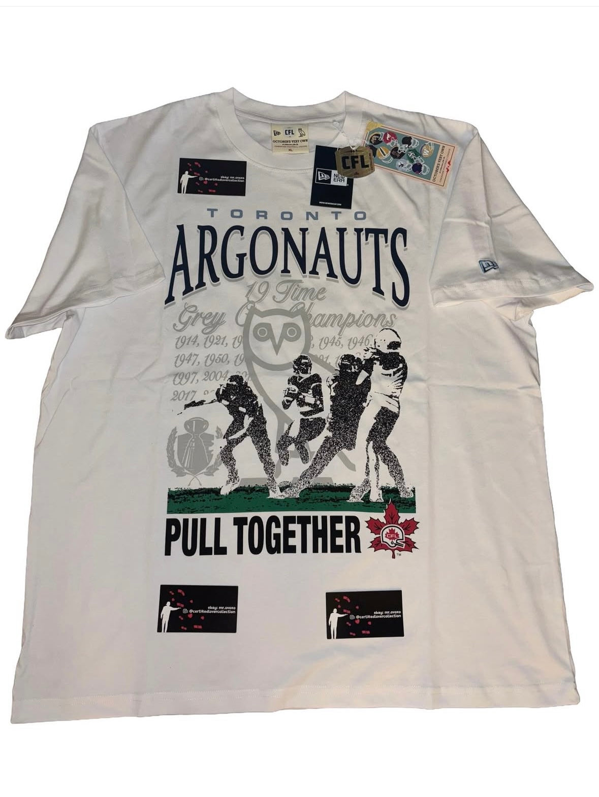 OVO X CFL Toronto Argonauts Tee