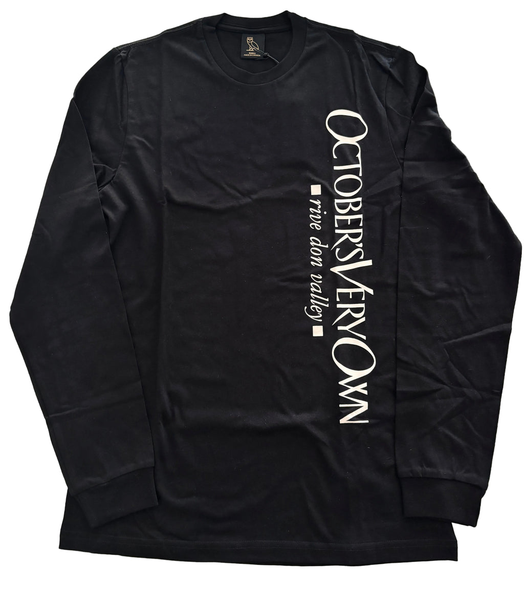 OVO Don Valley St Private Event Friends & Family Exclusive Longsleeve Shirt - Black
