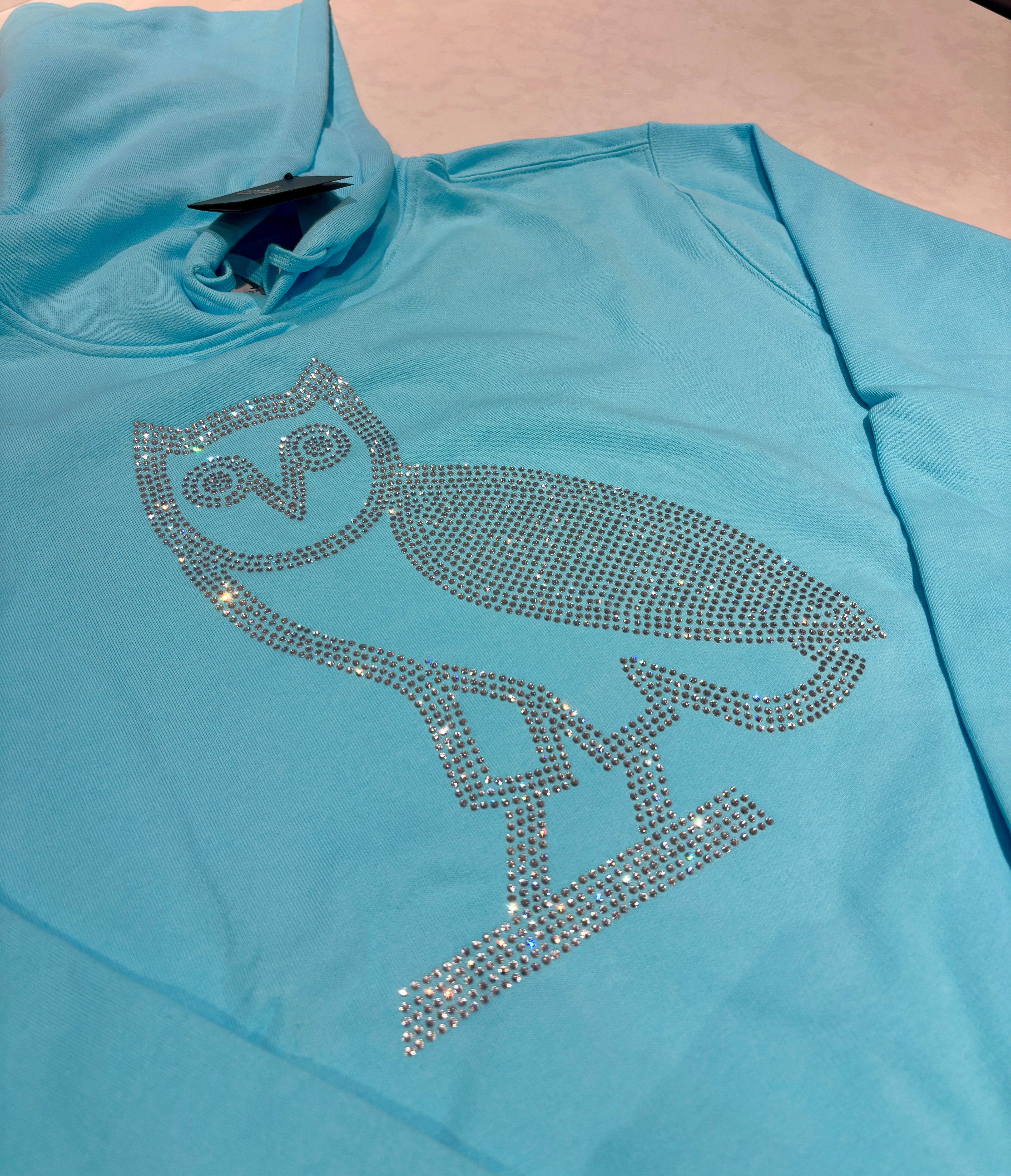 OVO Ice Man OG Owl Hoodie - Ice Blue