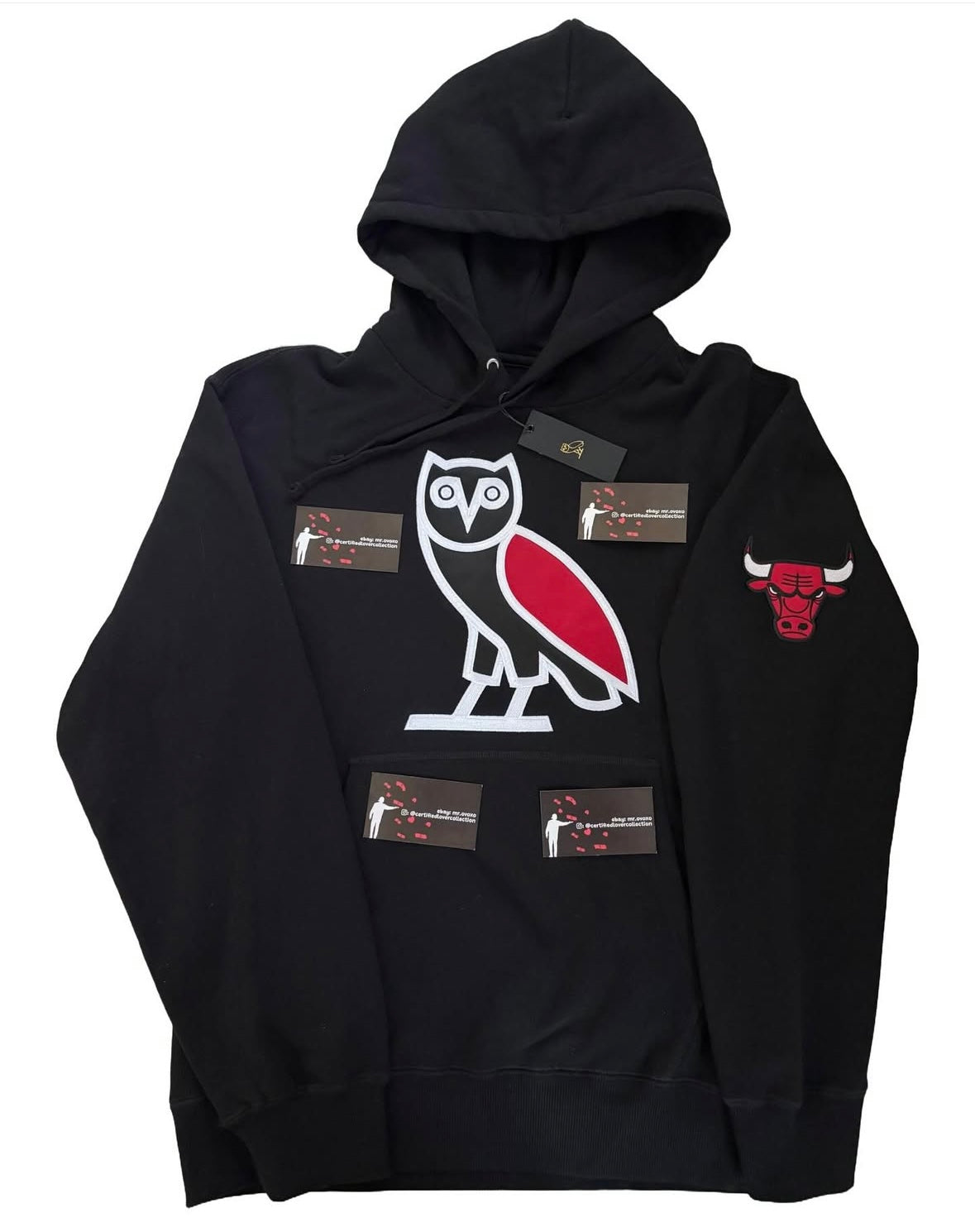OVO X NBA Chicago Bulls OG Owl Hoodie
