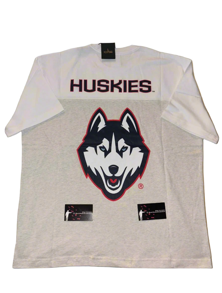 OVO X NCAA UConn Huskies Graphic Puff Print Tee