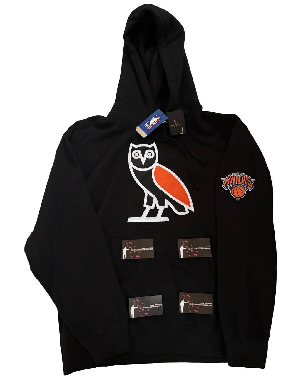 OVO X NBA New York Knicks OG Owl Hoodie