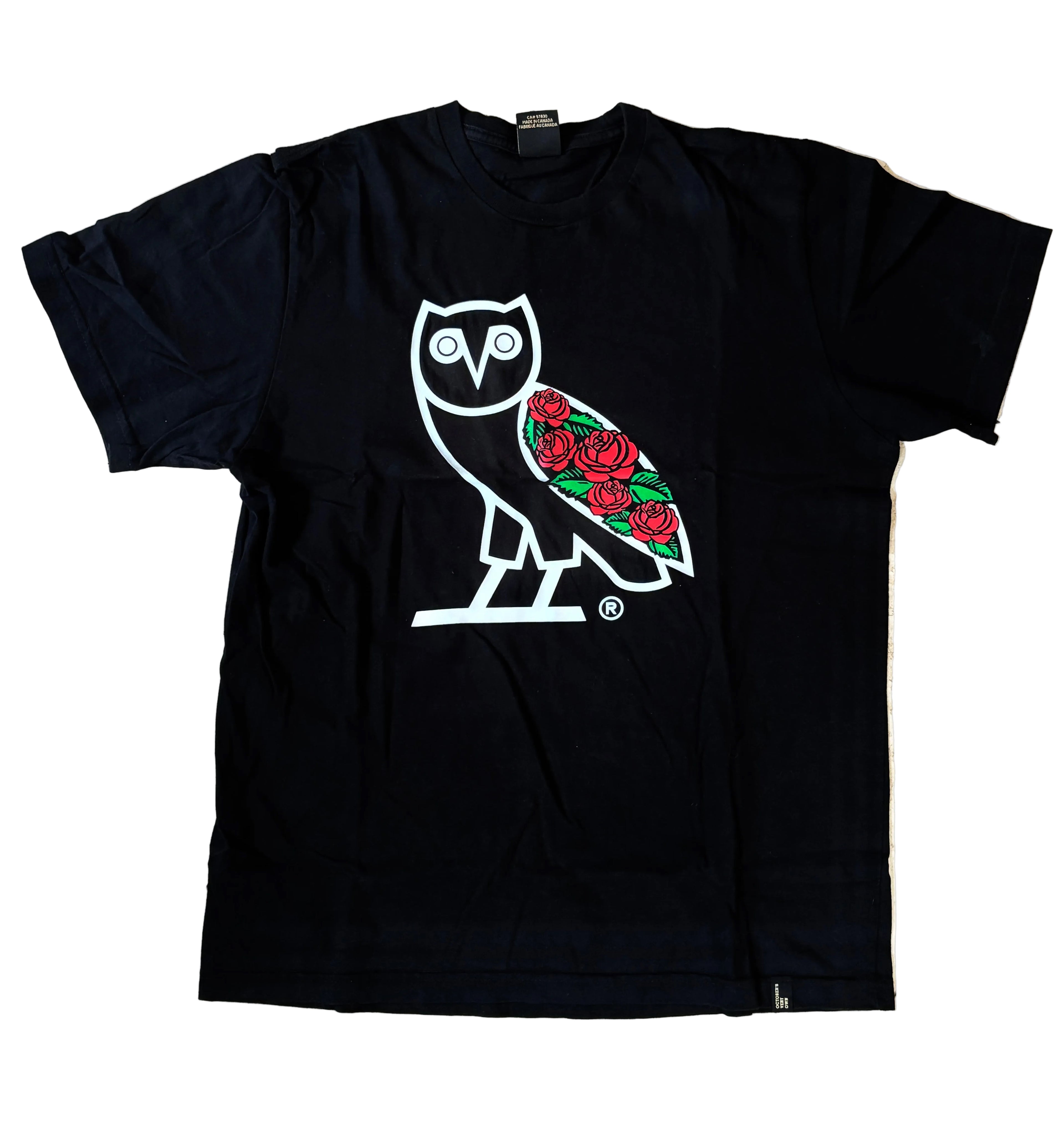 OVO Sandra’s Rose OG Owl Tee - Black