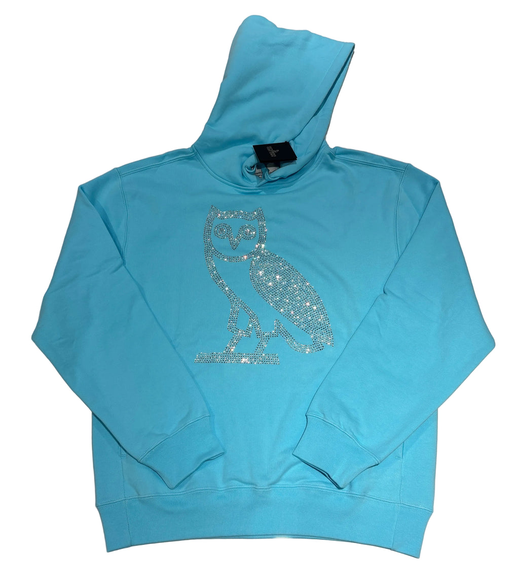 OVO Ice Man OG Owl Hoodie - Ice Blue