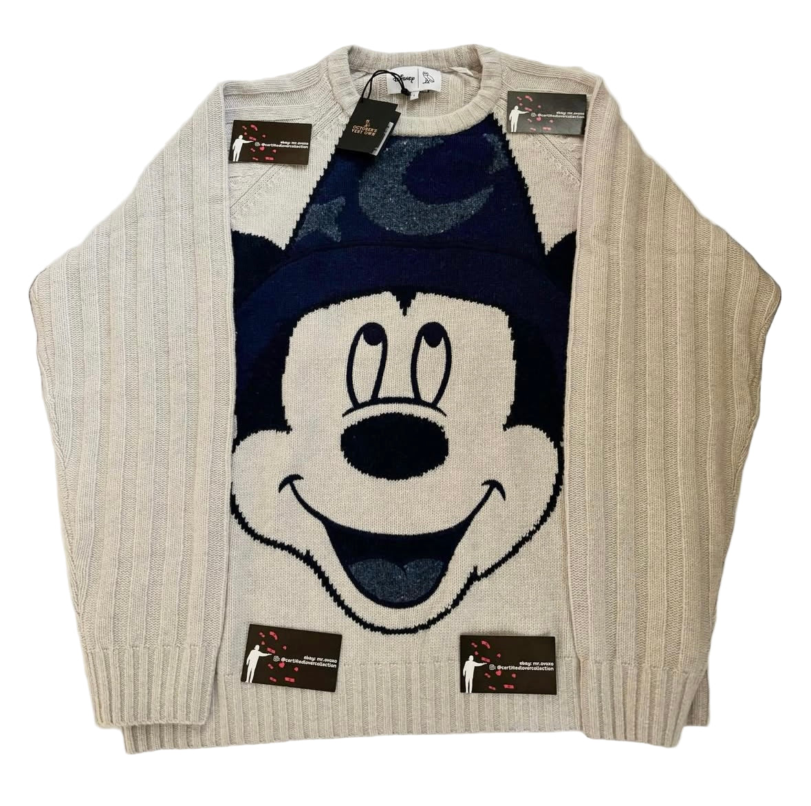 OVO X Disney Mickey Mouse Fantasia Intarsia Sweater