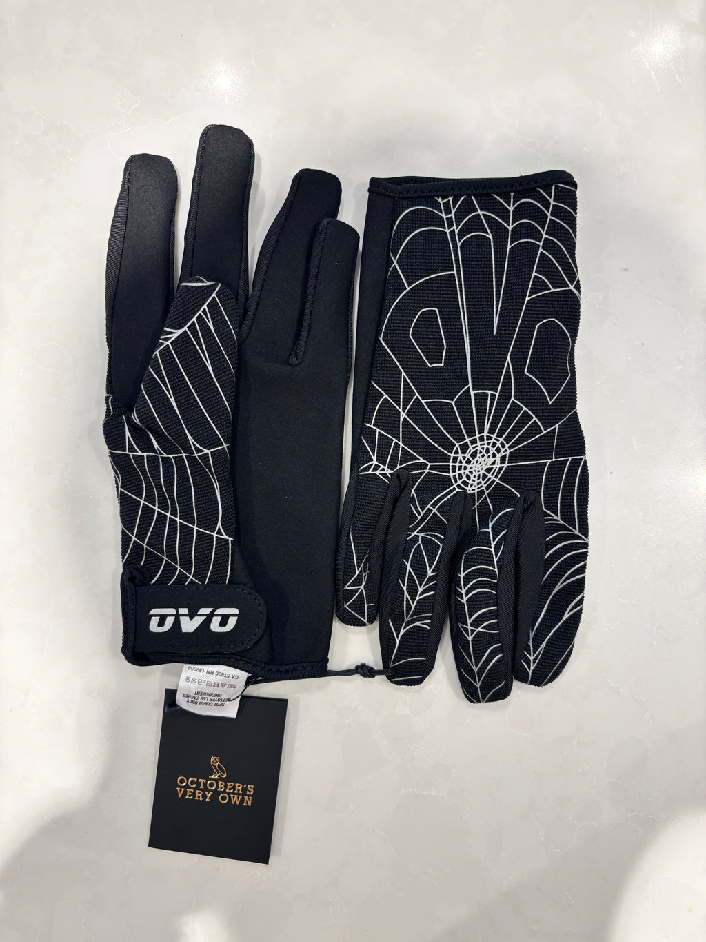 OVO Halloween Gang Spider Web 3M Reflective Gloves
