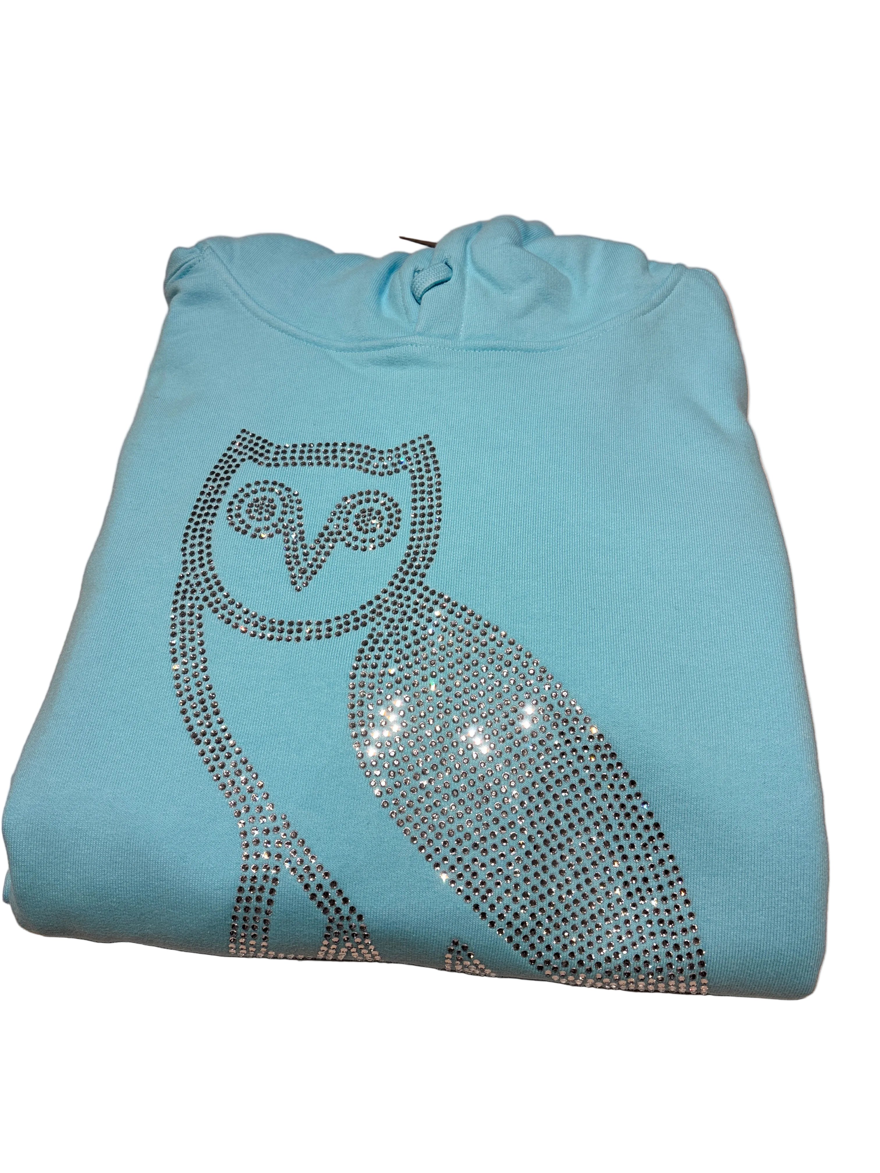 OVO Ice Man OG Owl Hoodie - Ice Blue