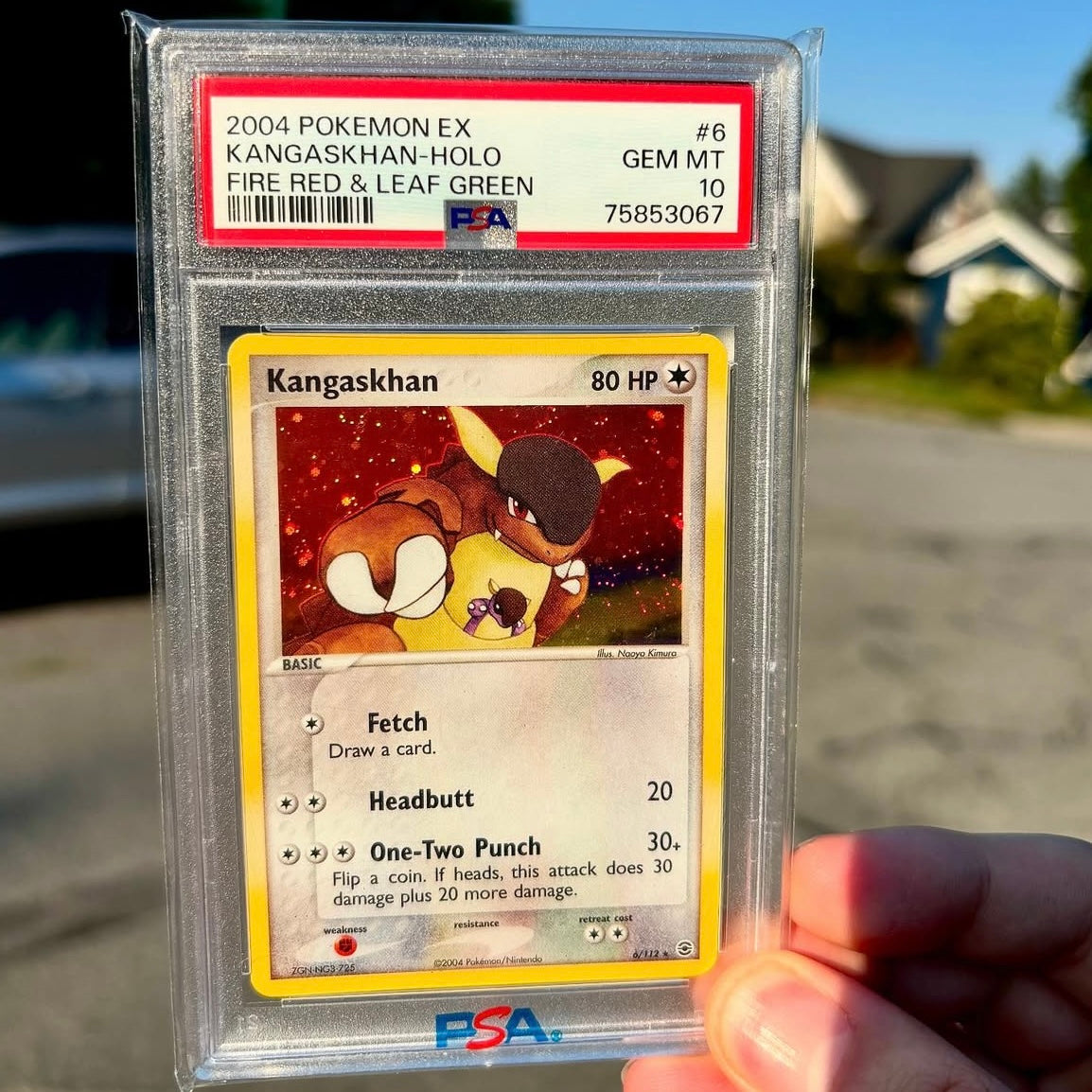 Pokémon Kangaskhan Holo PSA 10 GEM MT EX Fire Red Leaf Green