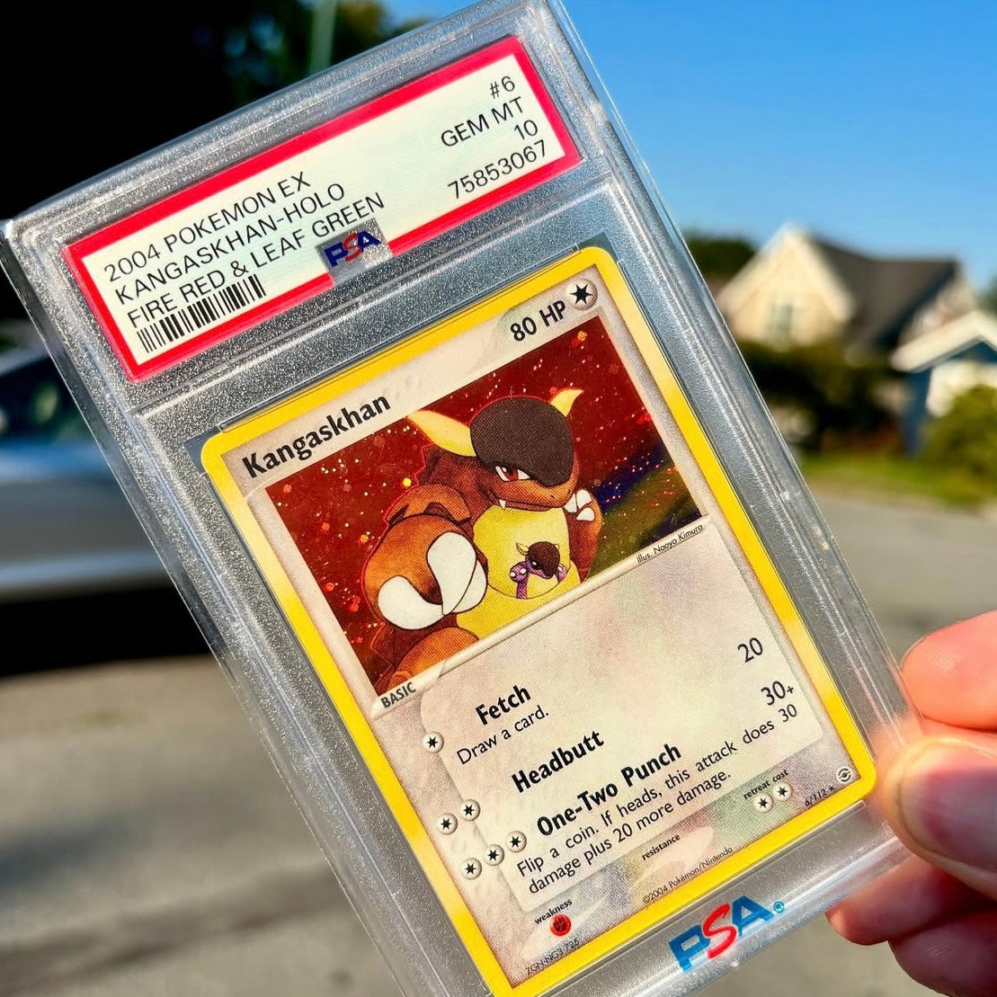 Pokémon Kangaskhan Holo PSA 10 GEM MT EX Fire Red Leaf Green