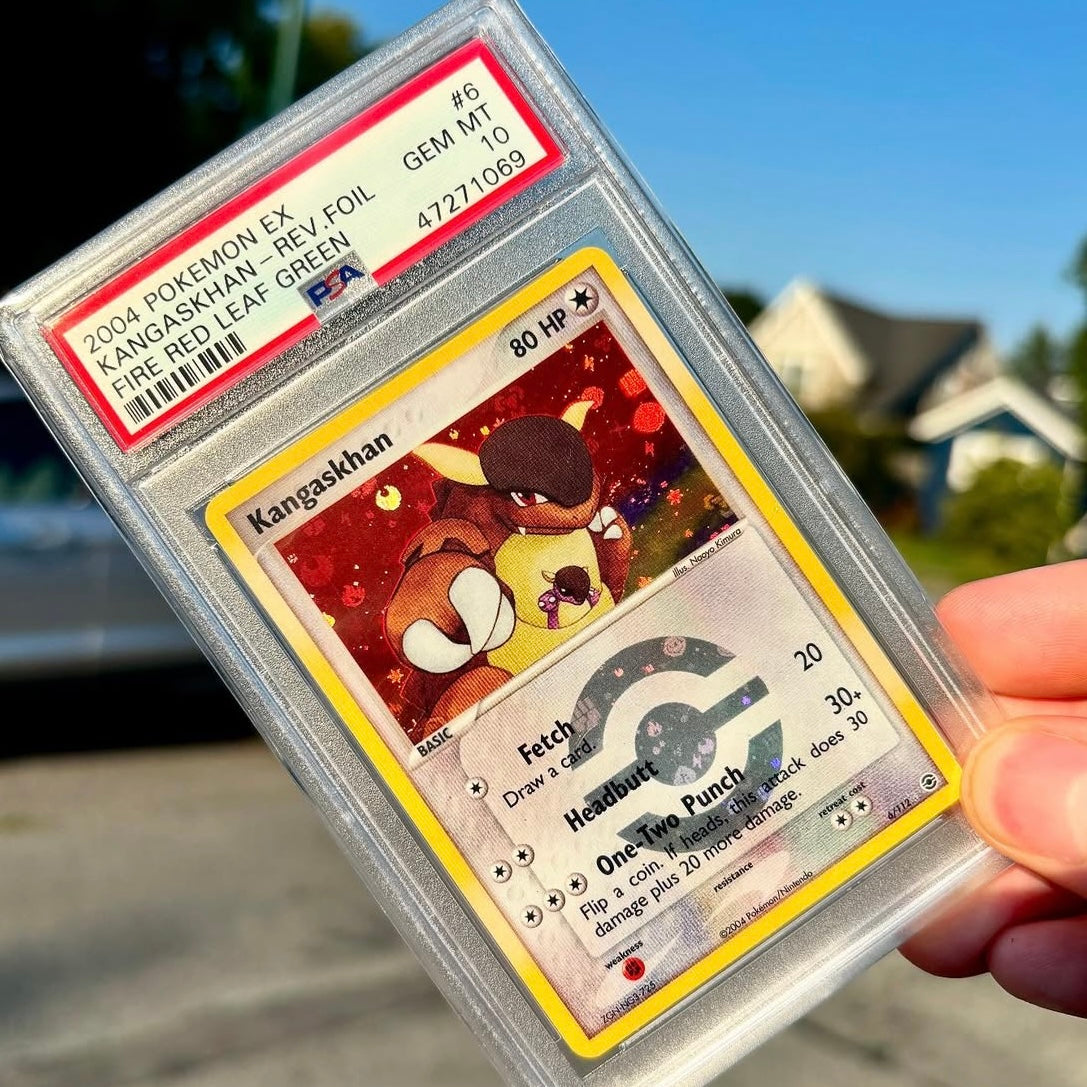 Pokémon Kangaskhan Reverse Holo PSA 10 GEM MT EX Fire Red & Leaf Green 2004
