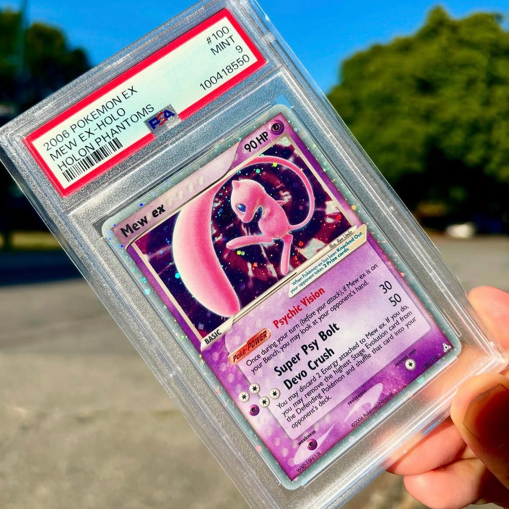Pokémon Mew EX Holo PSA 9 EX Holon Phantoms #100/110