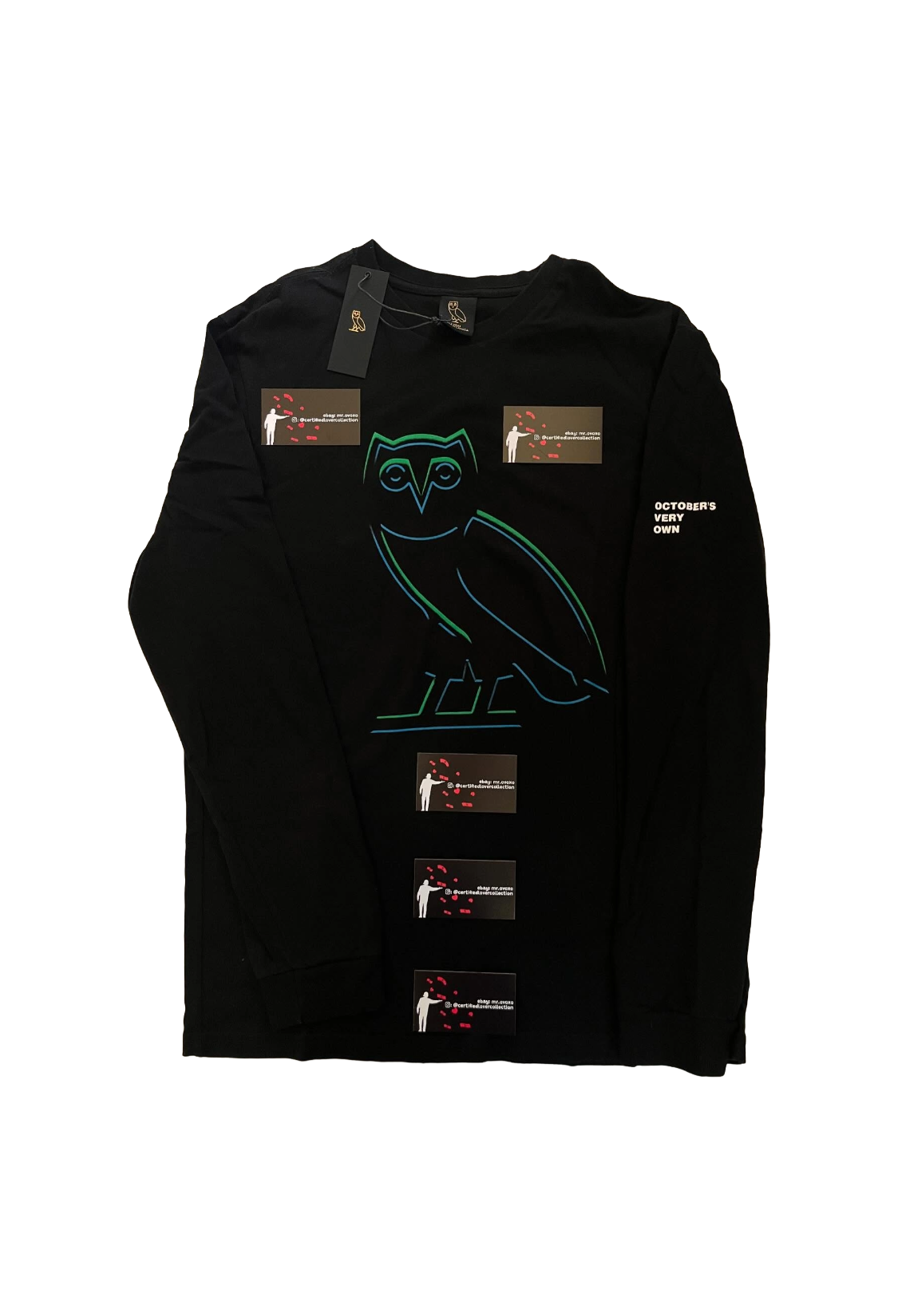 OVO Liquid Metal Long Sleeve - Black