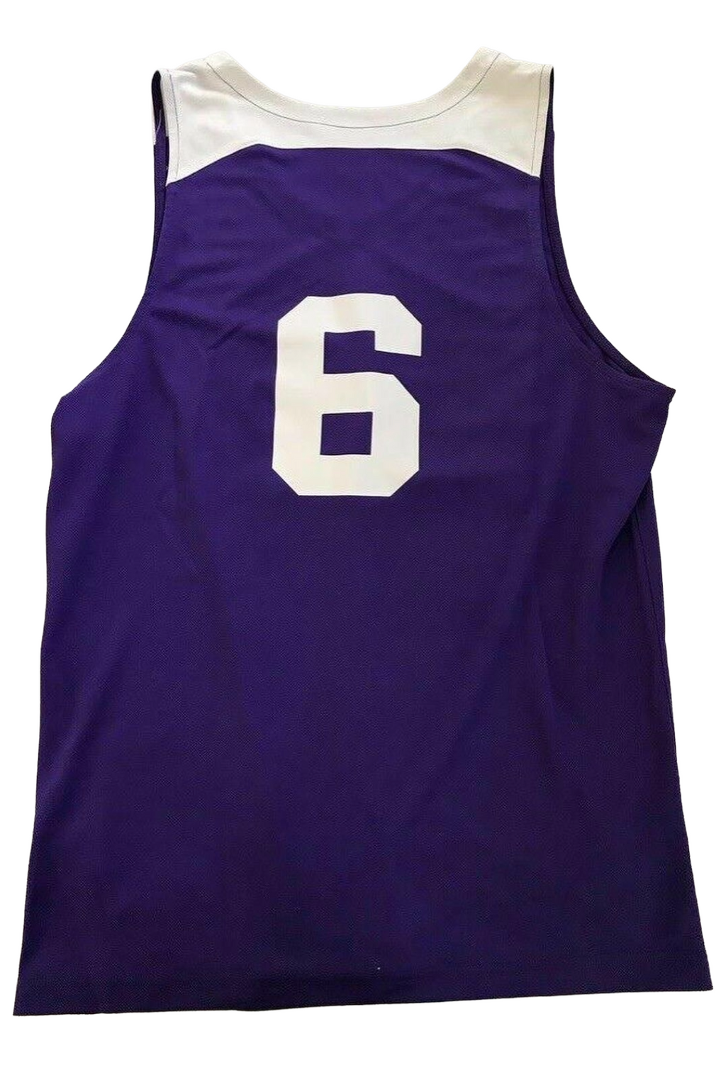 Purple tank top with number 6 on a white background. Nike x OVO Fest (Basketball/Bounce) Exclusive Player's Jersey 2019