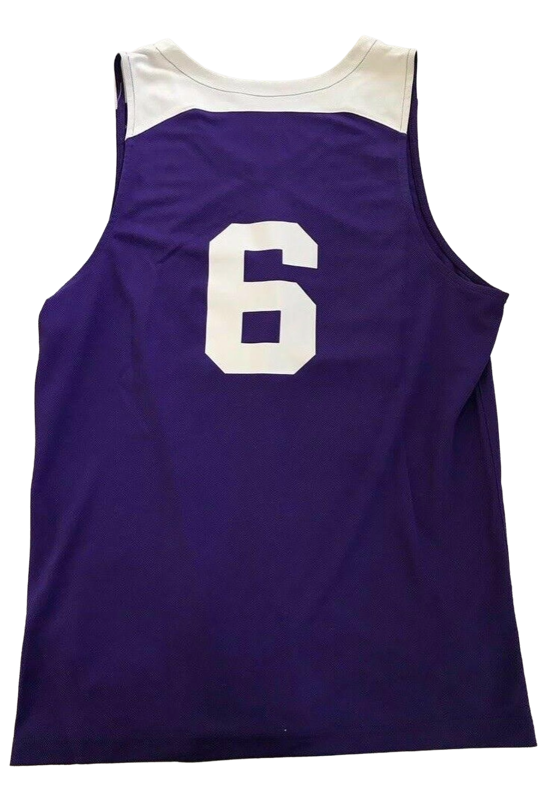 Purple tank top with number 6 on a white background. Nike x OVO Fest (Basketball/Bounce) Exclusive Player's Jersey 2019