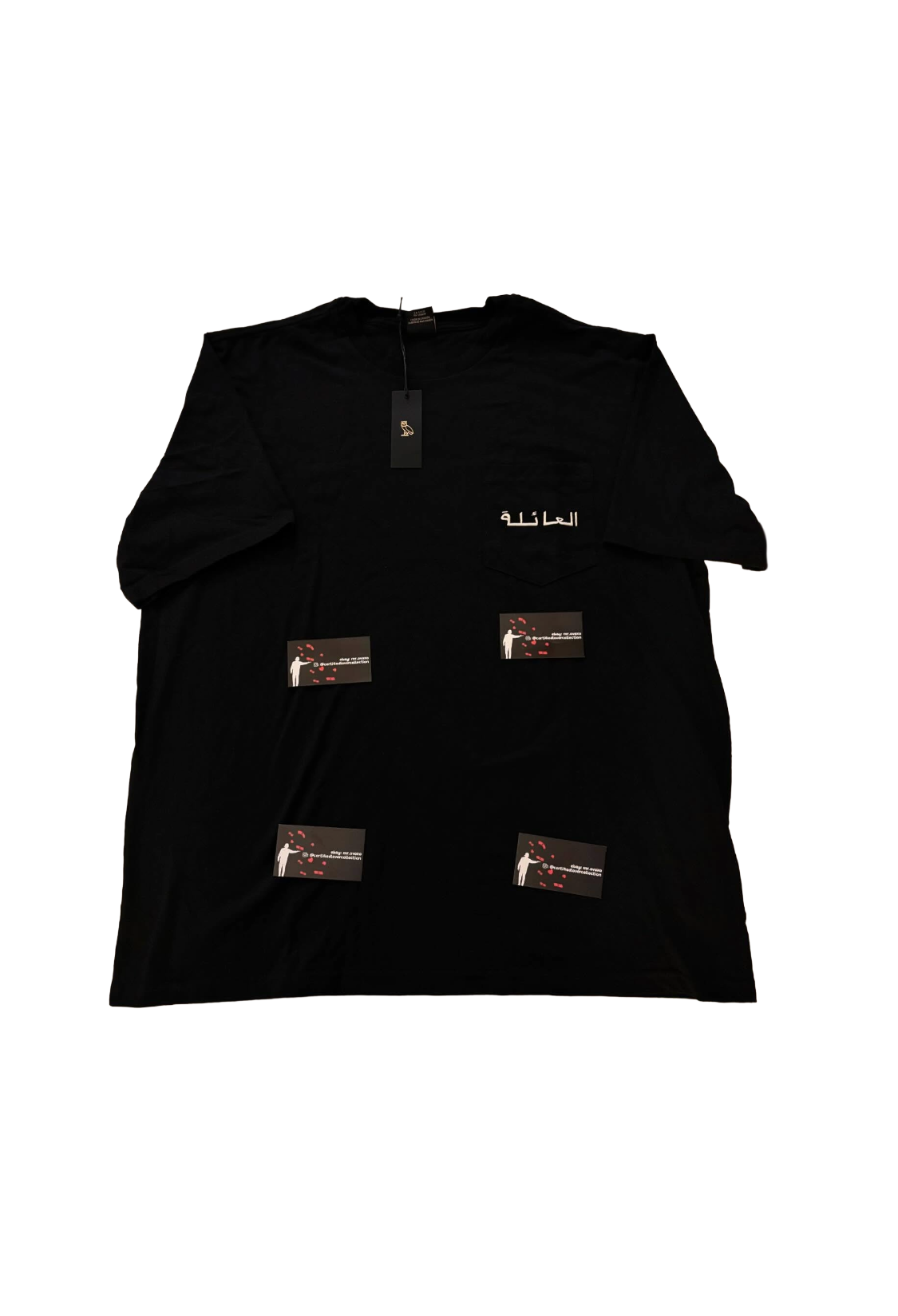 OVO Arabic Family Pocket Tee - Black
